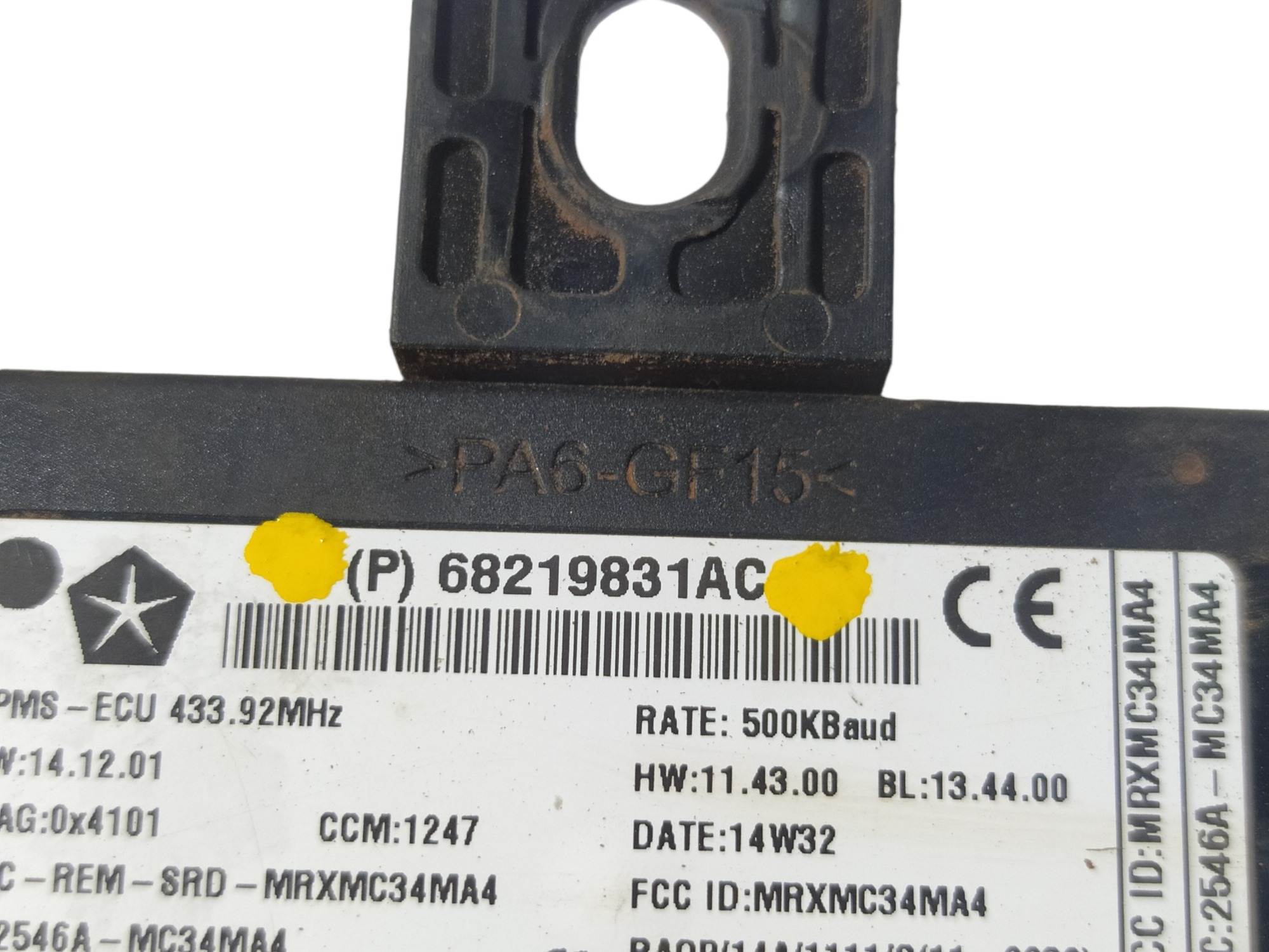 Módulo Sensor Pressao Jeep Grand Cherokee Limited 2014 V580 8