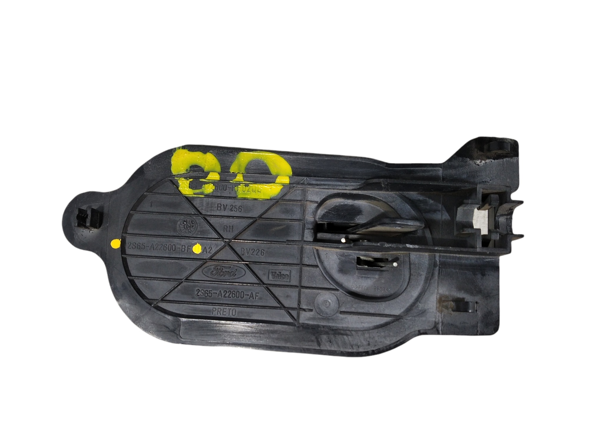 Maçaneta Interna Dianteira Direita Ford Fiesta 2004 V309 Preto Dianteira 6