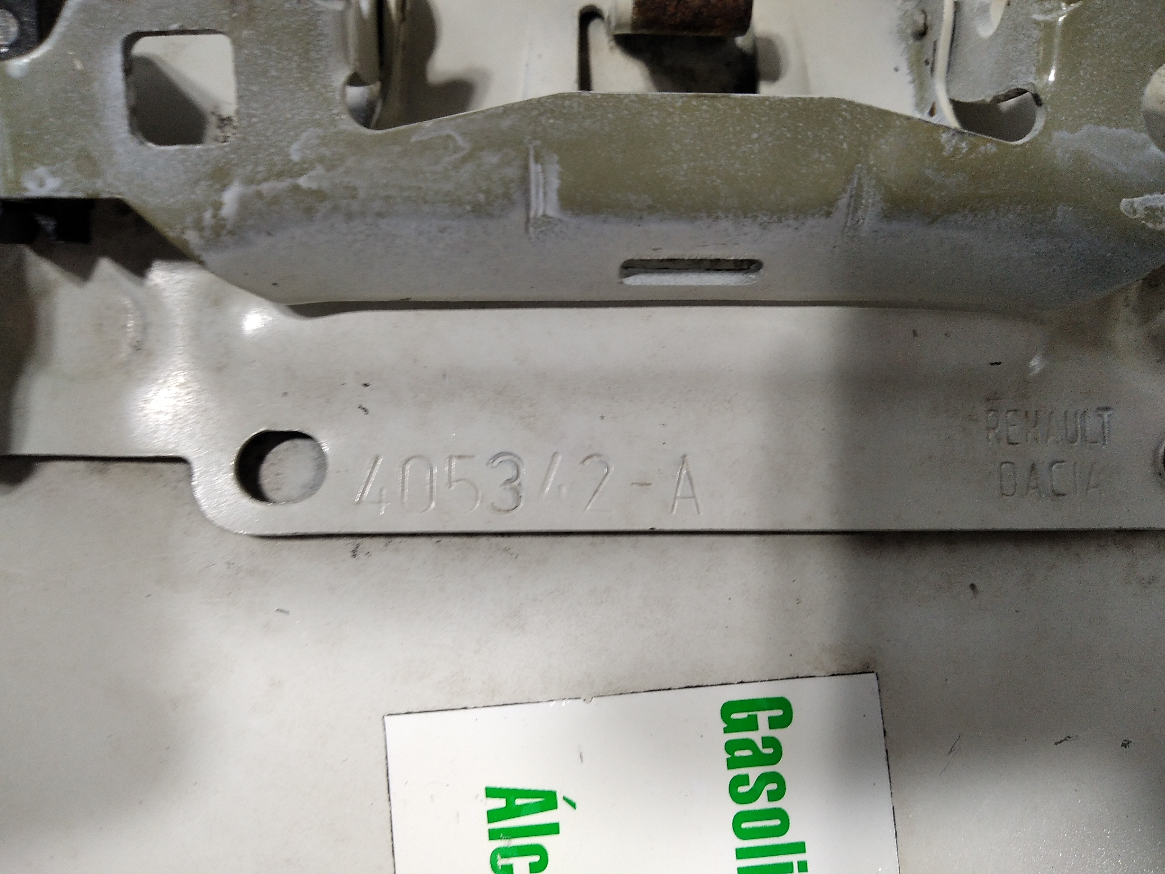 Portinhola Tanque Combustível Renault Logan 2008 V155 Branco 5