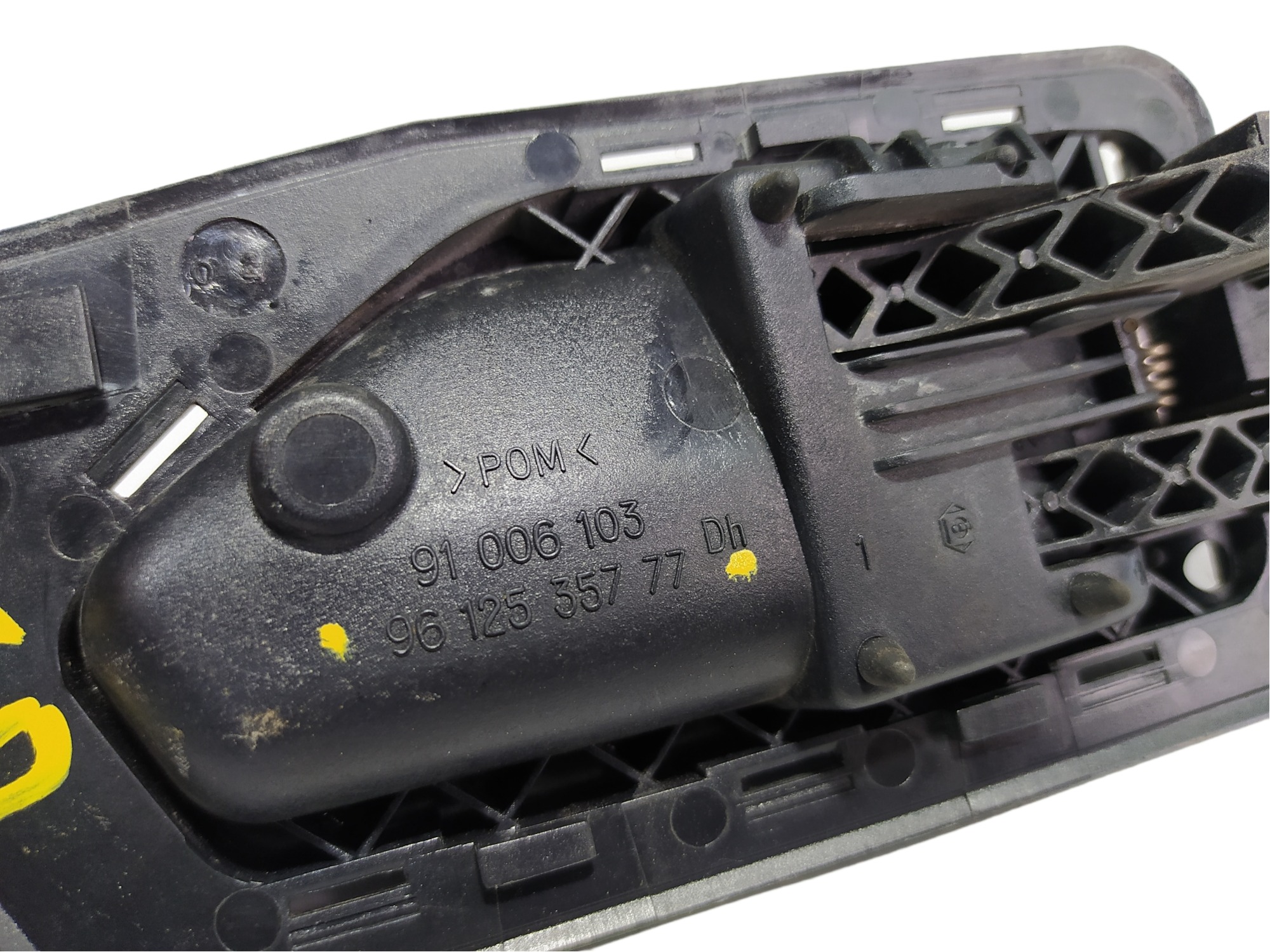 Maçaneta Inter Traseira Direita Peugeot 306 1994 A 2000 V404 Preto 8