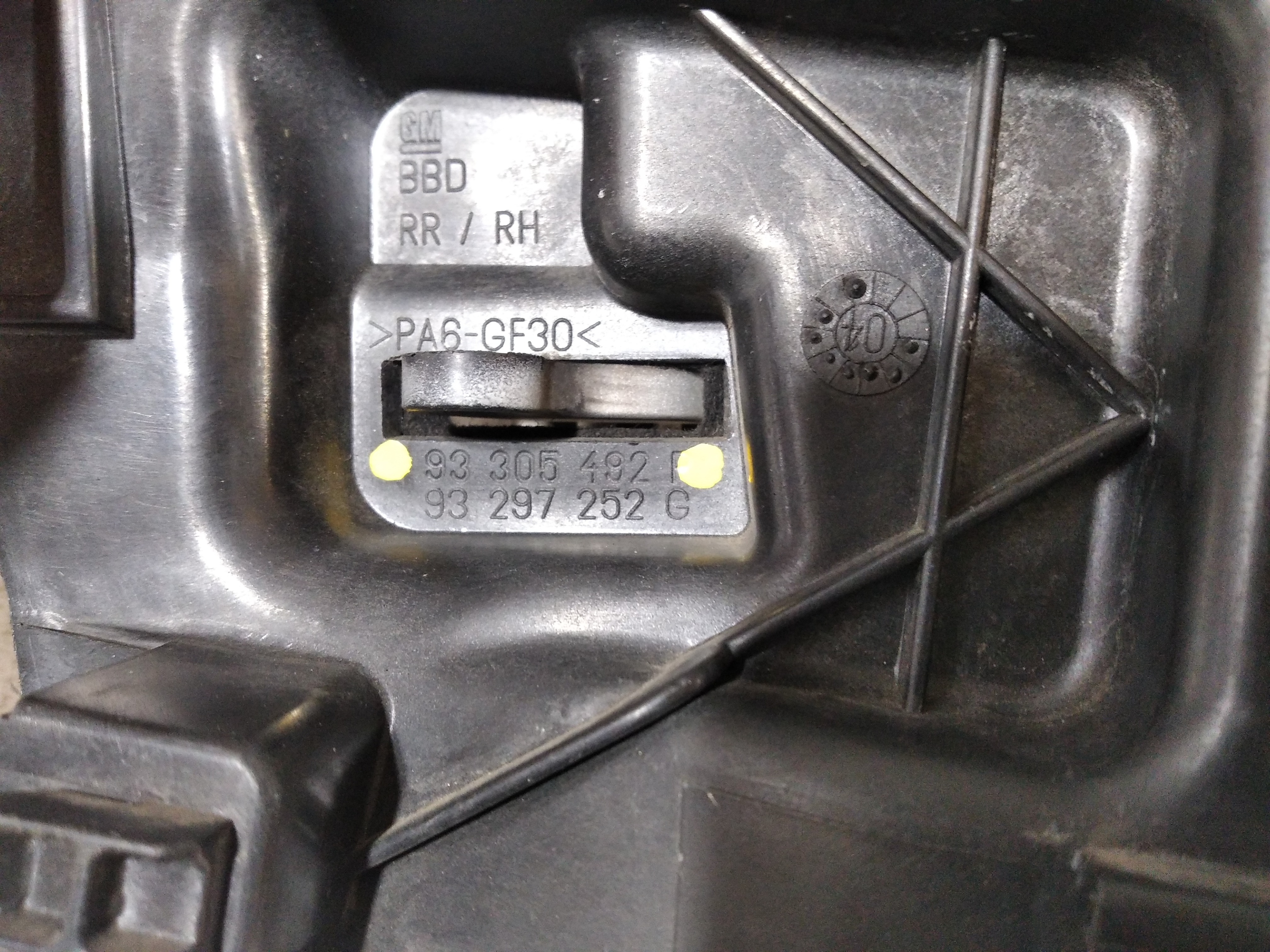 Maçaneta Interna Traseira Direita Gm Meriva Maxx 2004 V240 Cinza 6