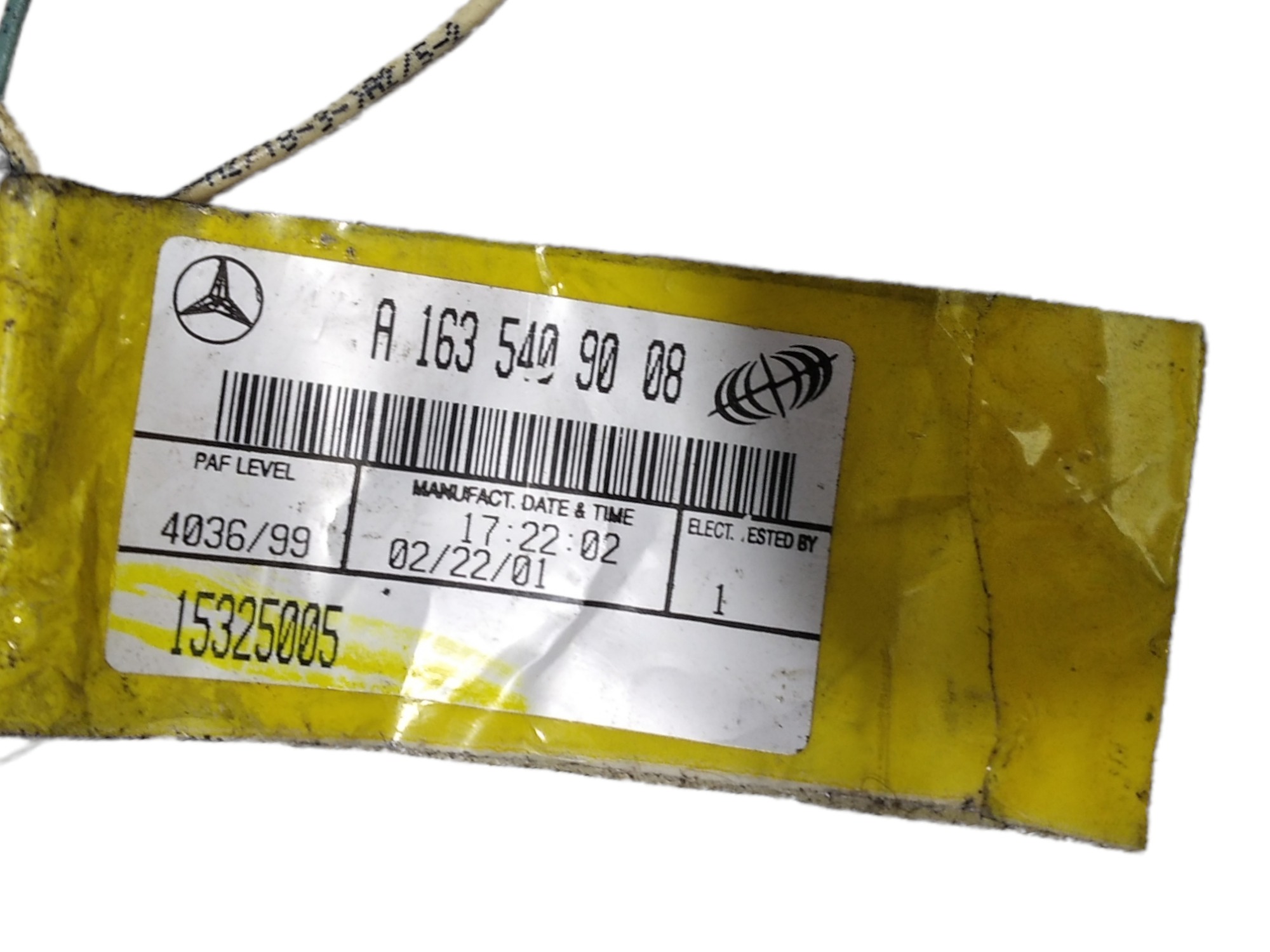 Módulo Antena Mercedes Ml320  2001 V67 1638200289 1