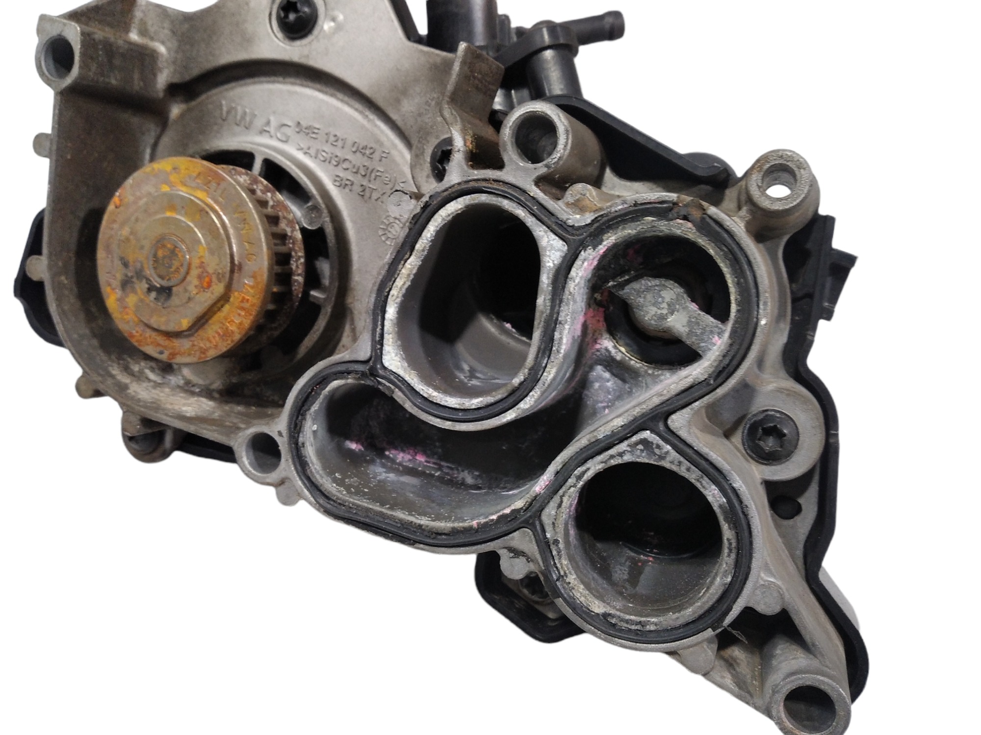 Carcaça Válvula Termostática Vw Gol Rally 1.6 16v Msi V253 4
