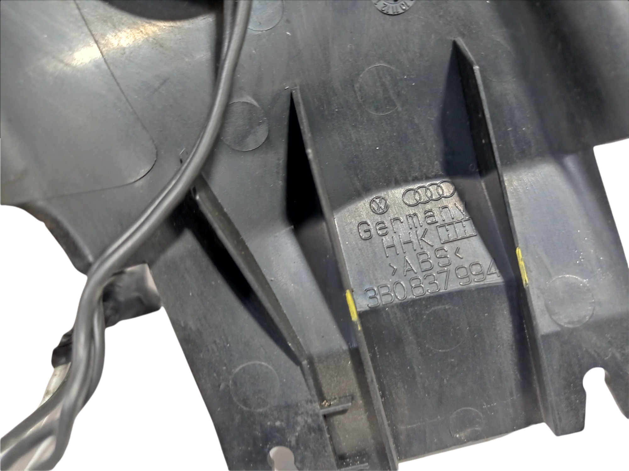 Acabamento Direito Retrovisor Vw Passat Alemão 1999 V266 Preto 7