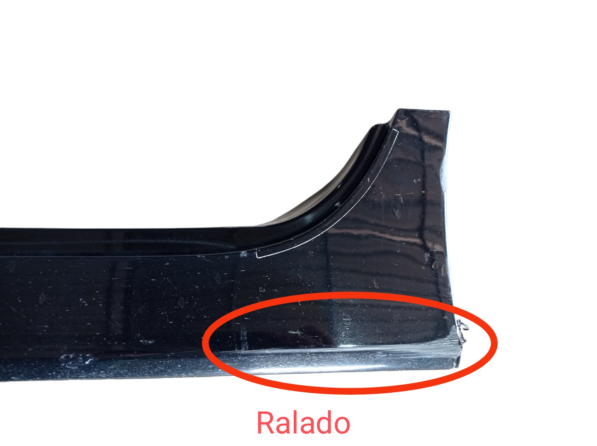Spoiler Lateral Esquerdo Nissan Altima 2014 V564 Preto 2