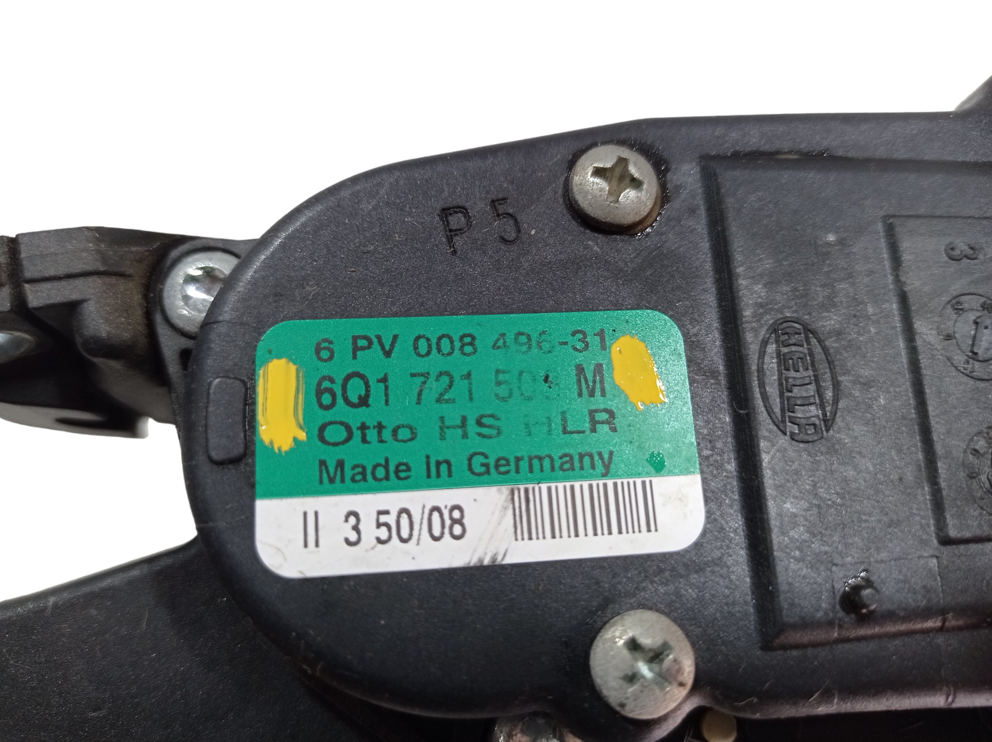 Pedal Acelerador Volkswagen Golf 1.6 2009 6q1721503 V566 8
