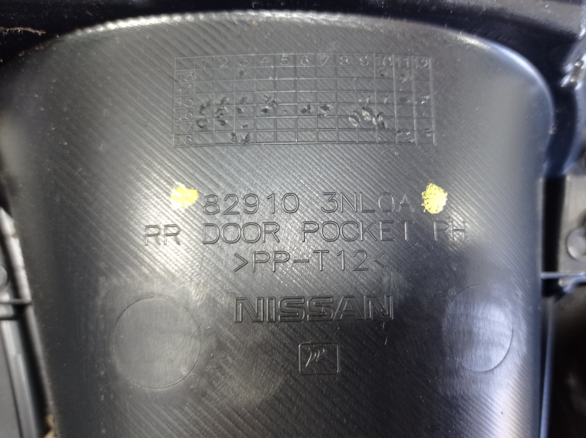 Forro Porta Traseira Direita Nissan Leaf 2019 V488 8