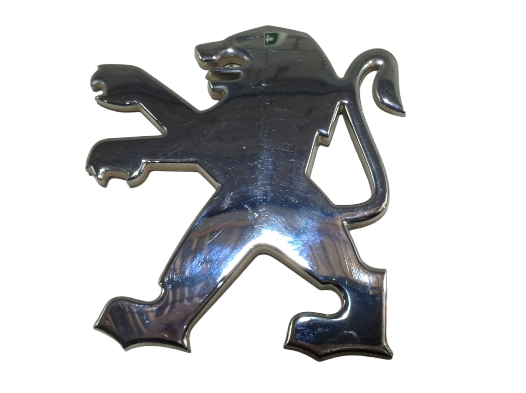 Emblema Tampa Traseira Peugeot 207 2011 V292 Prata 2
