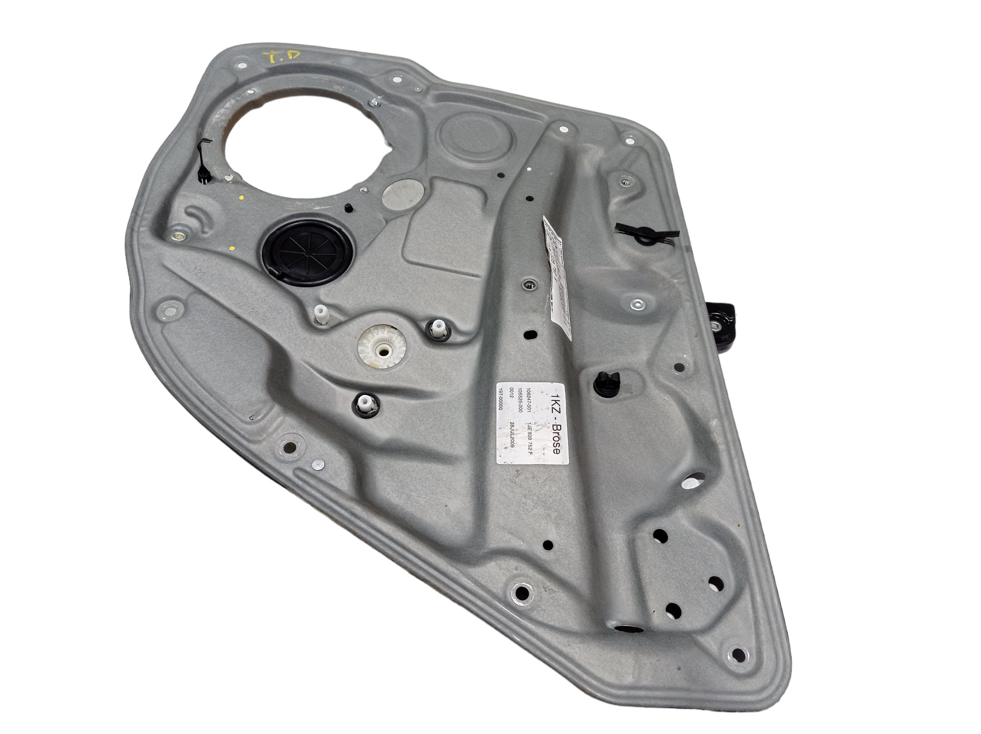 Máquina Vidro Porta Traseira Direita Vw Golf 2009 V566 3