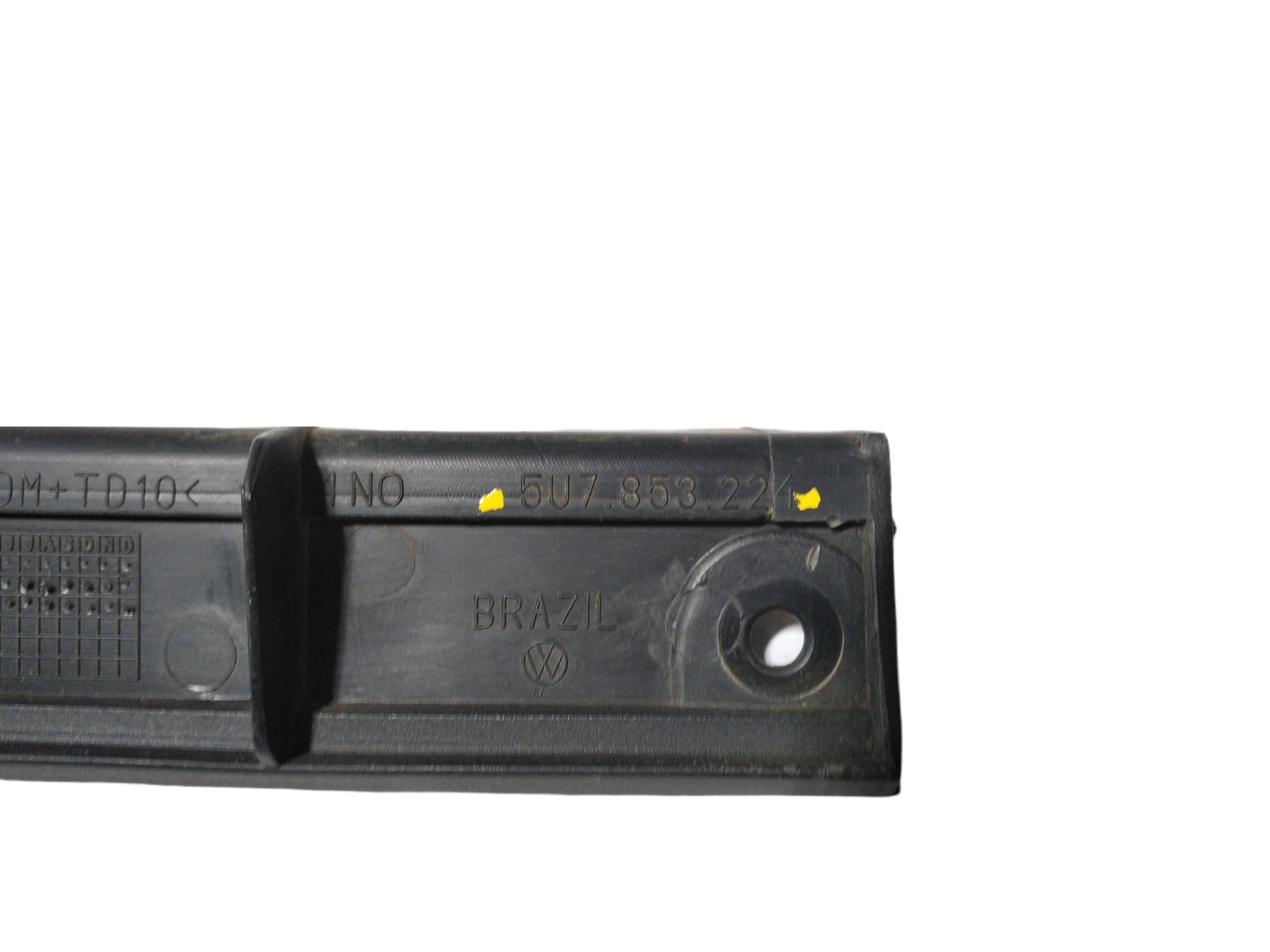 Guia Moldura Caçamba Direito Vw Saveiro 2012 V335 Preto 8