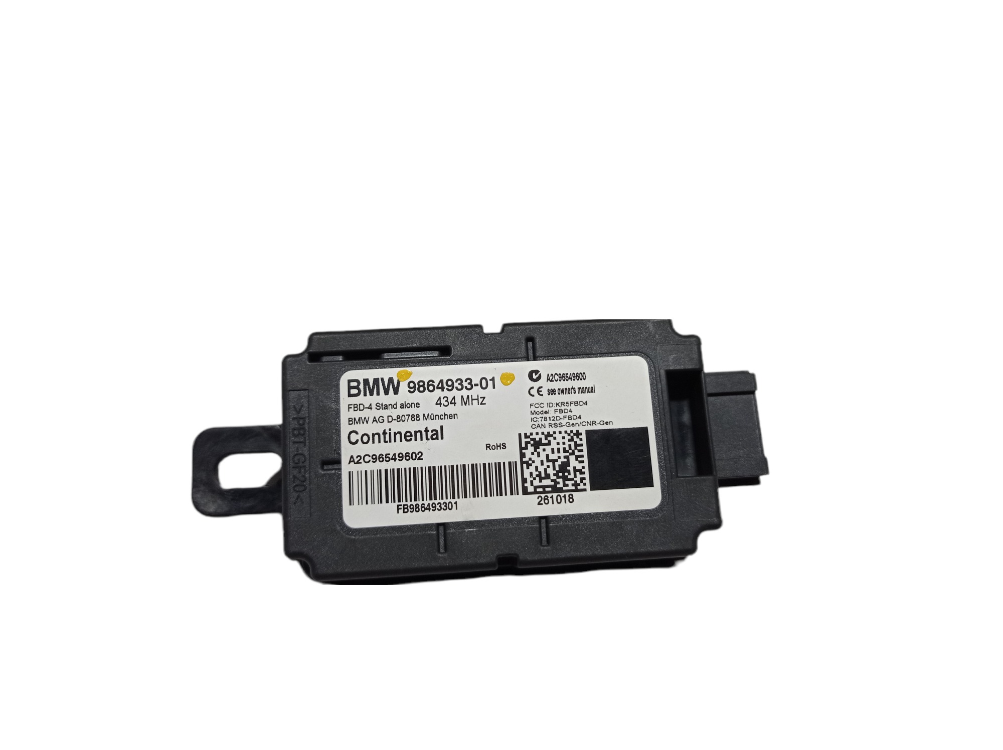 Modulo Ignição Alarme Bmw X4 30i 2019 986493301 V350 5