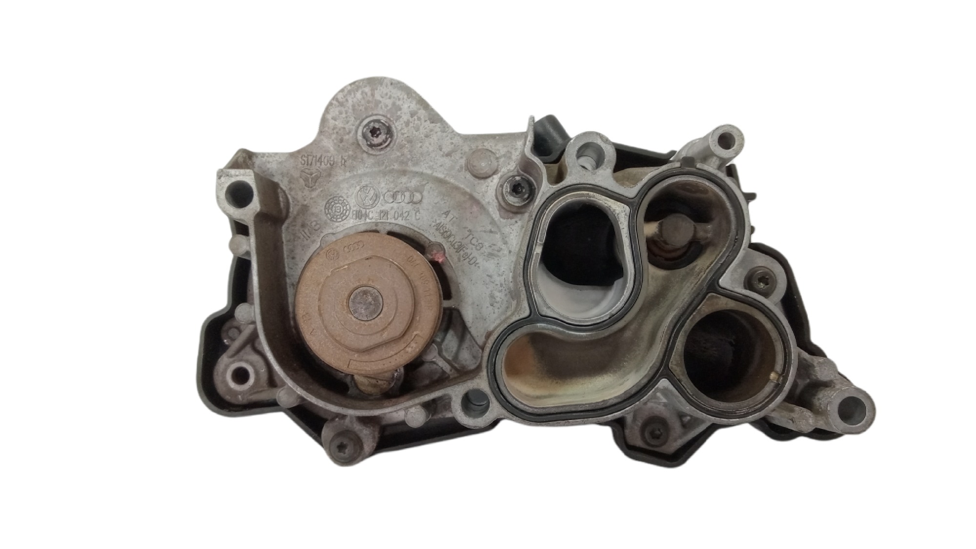 Carcaça Válvula Termostática Vw Fox G2 1.0 3cc 2014 V340 2