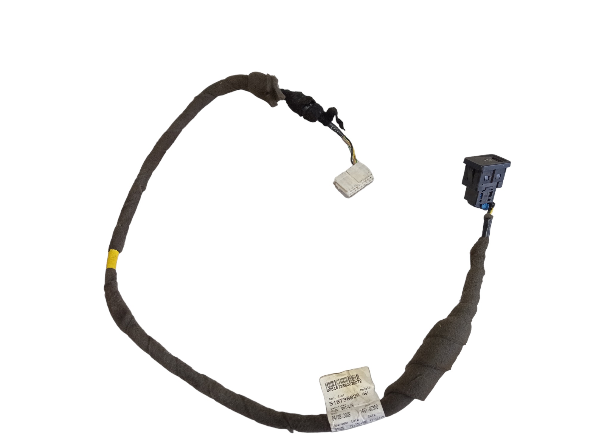 Chicote Entrada Usb Fiat Uno Fiorino Evo 2016 518738020 6