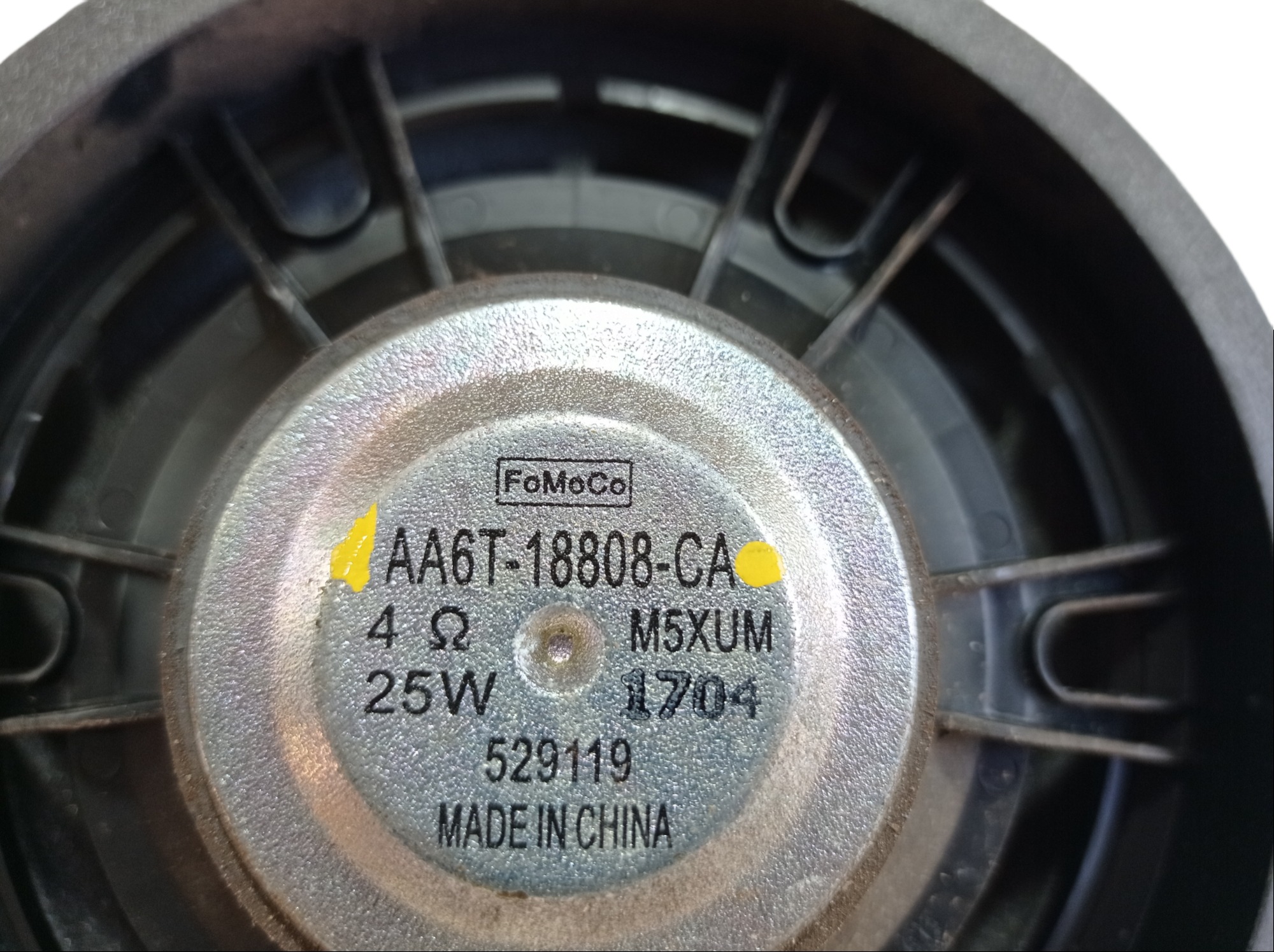 Alto Falante Porta Traseira Esquerda Ford Focus Se 2014 V476 Preto 6