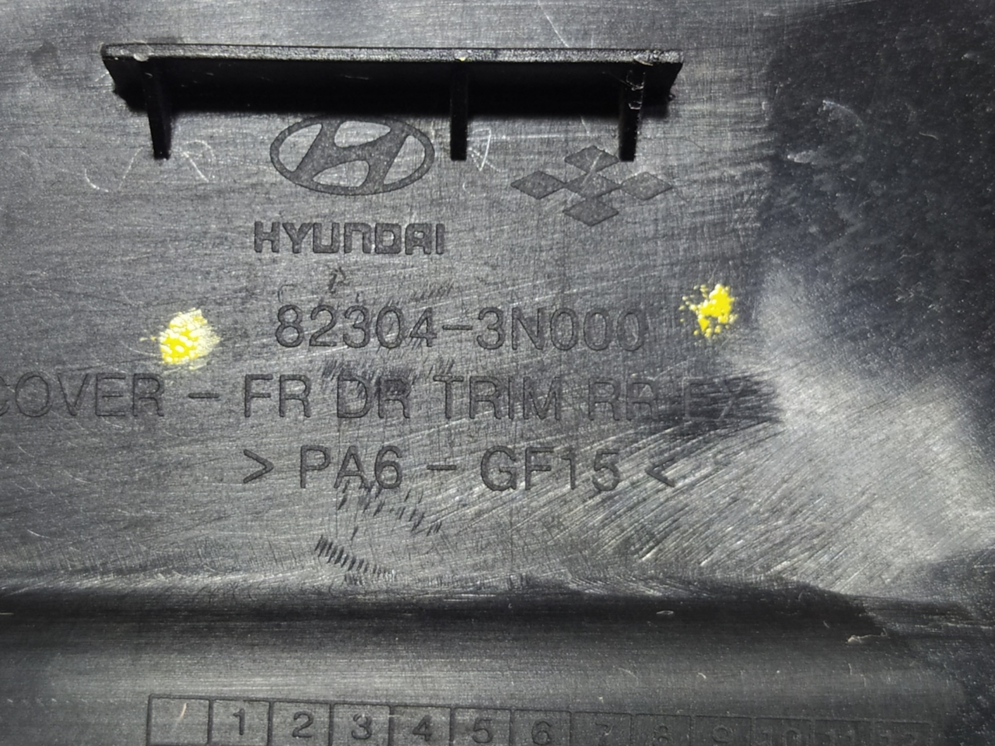Moldura Porta Dianteira Direita Hyundai Equus Vs460 4.6 V577 8