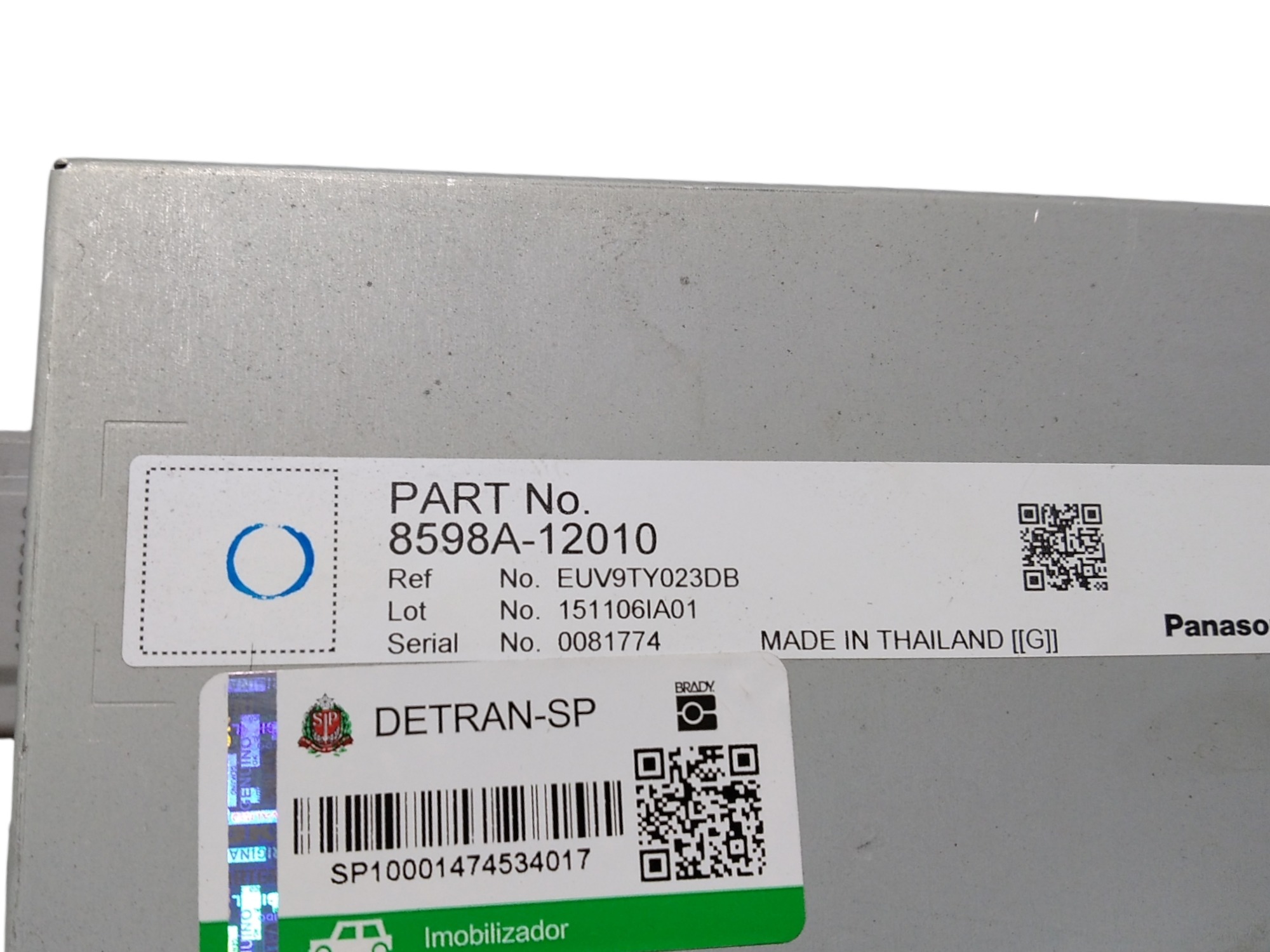 Kit Módulo Injeção Toyota Corolla Xei 2016 V372 4