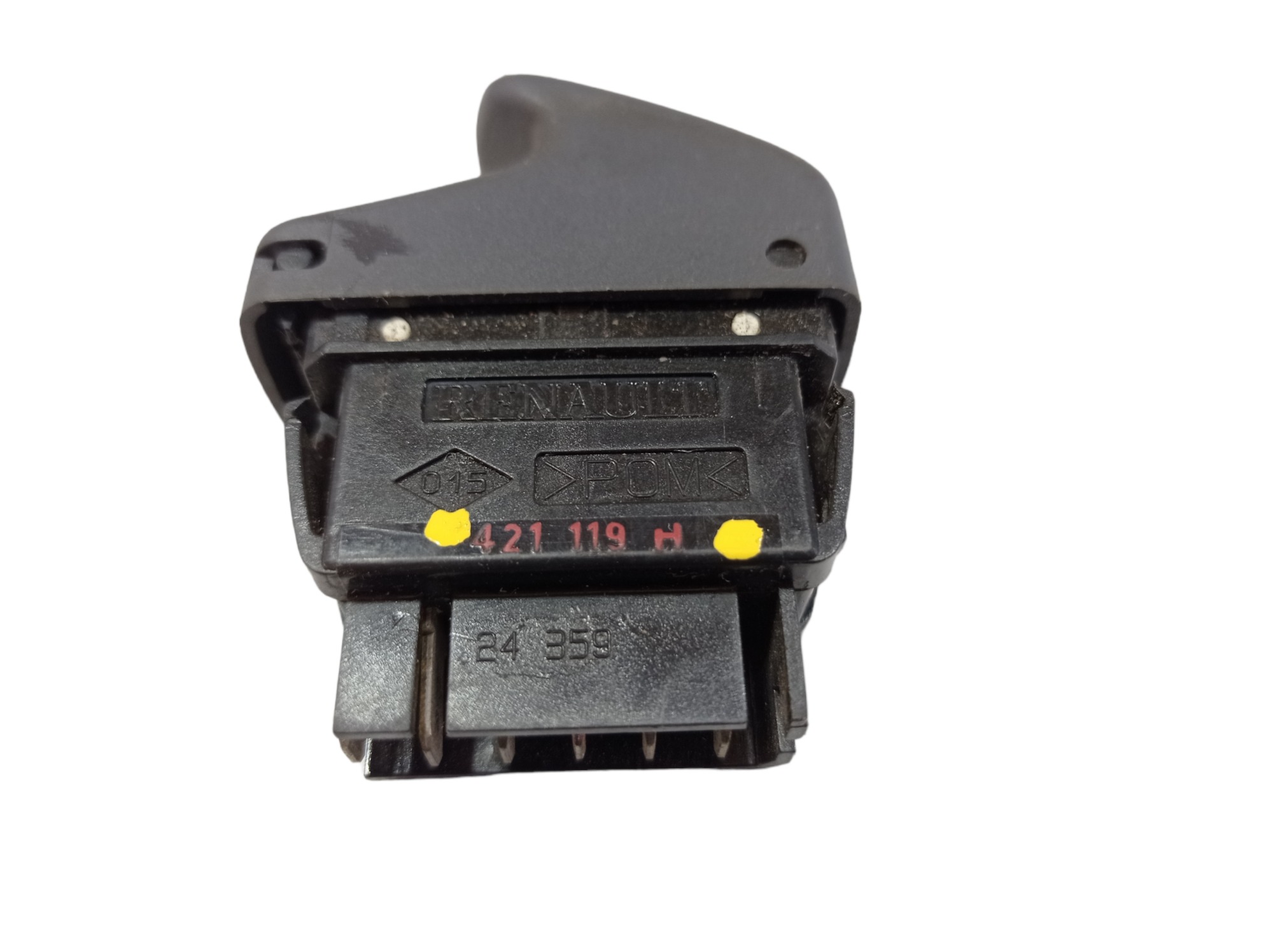 Botão Vidro Traseiro Direito Renault Clio 2003 421119h Vl 3