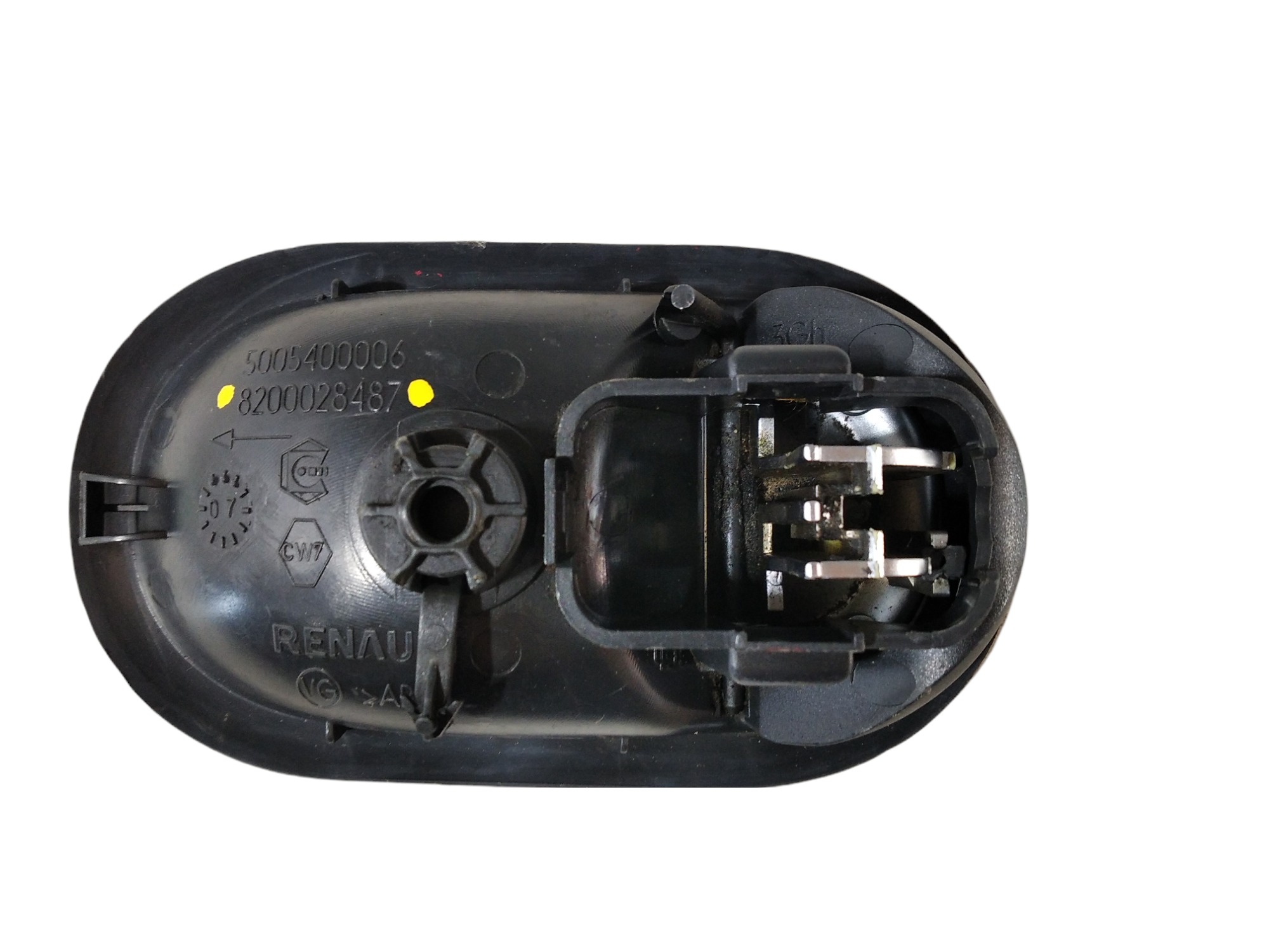 Maçaneta Interna Dianteira Esquerda Megane Gt 2007 2008 V26 Prata 6