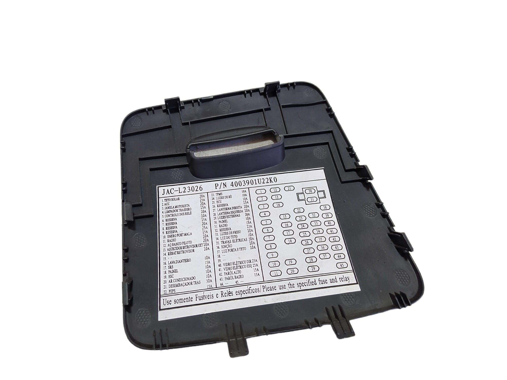 Tampa Caixa Fusível Jac T50 1.6 16v 2017 A 2021 V489 6