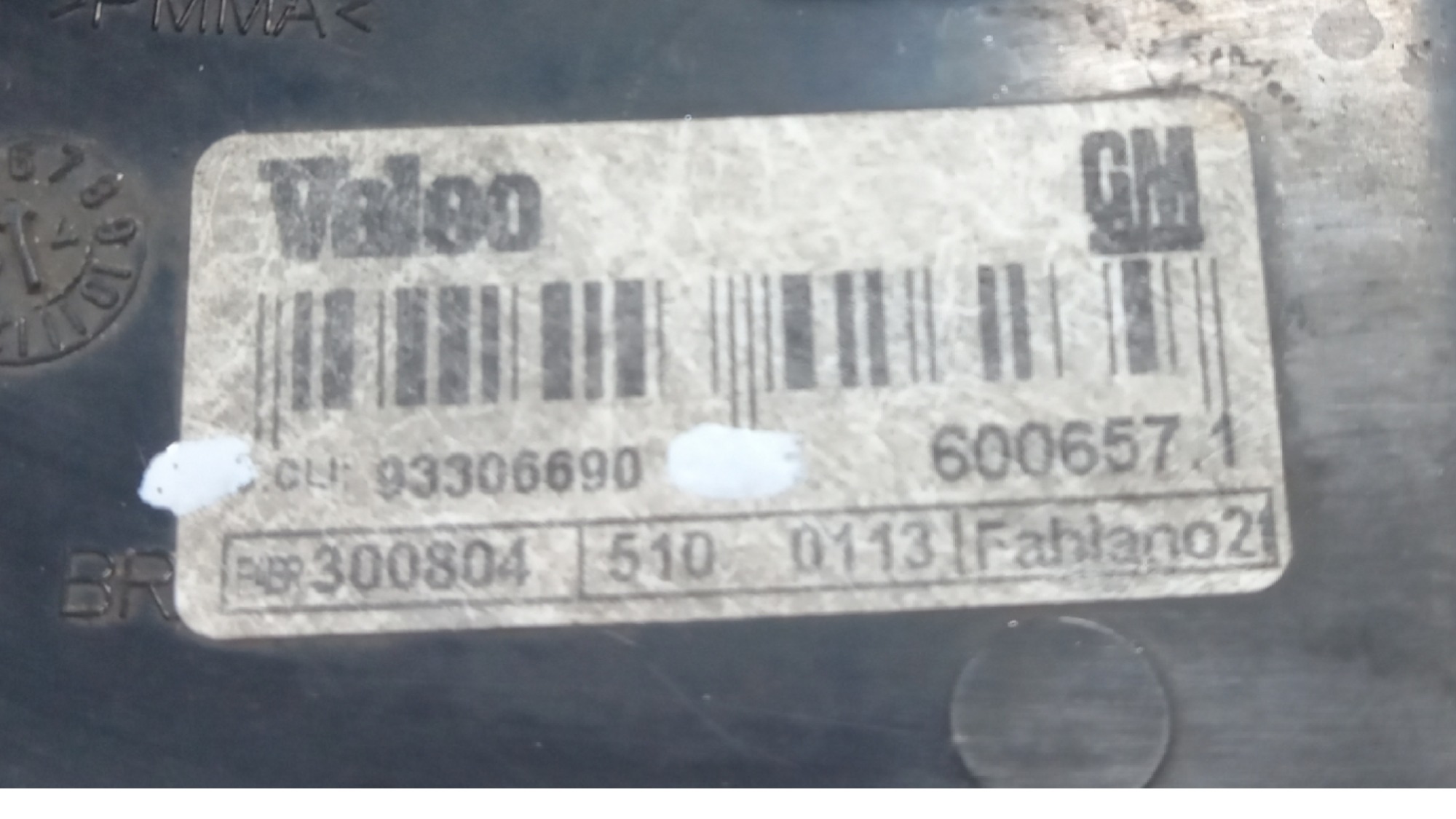 Olho De Gato Esquerdo Gm Meriva Maxx 2005 V240 4