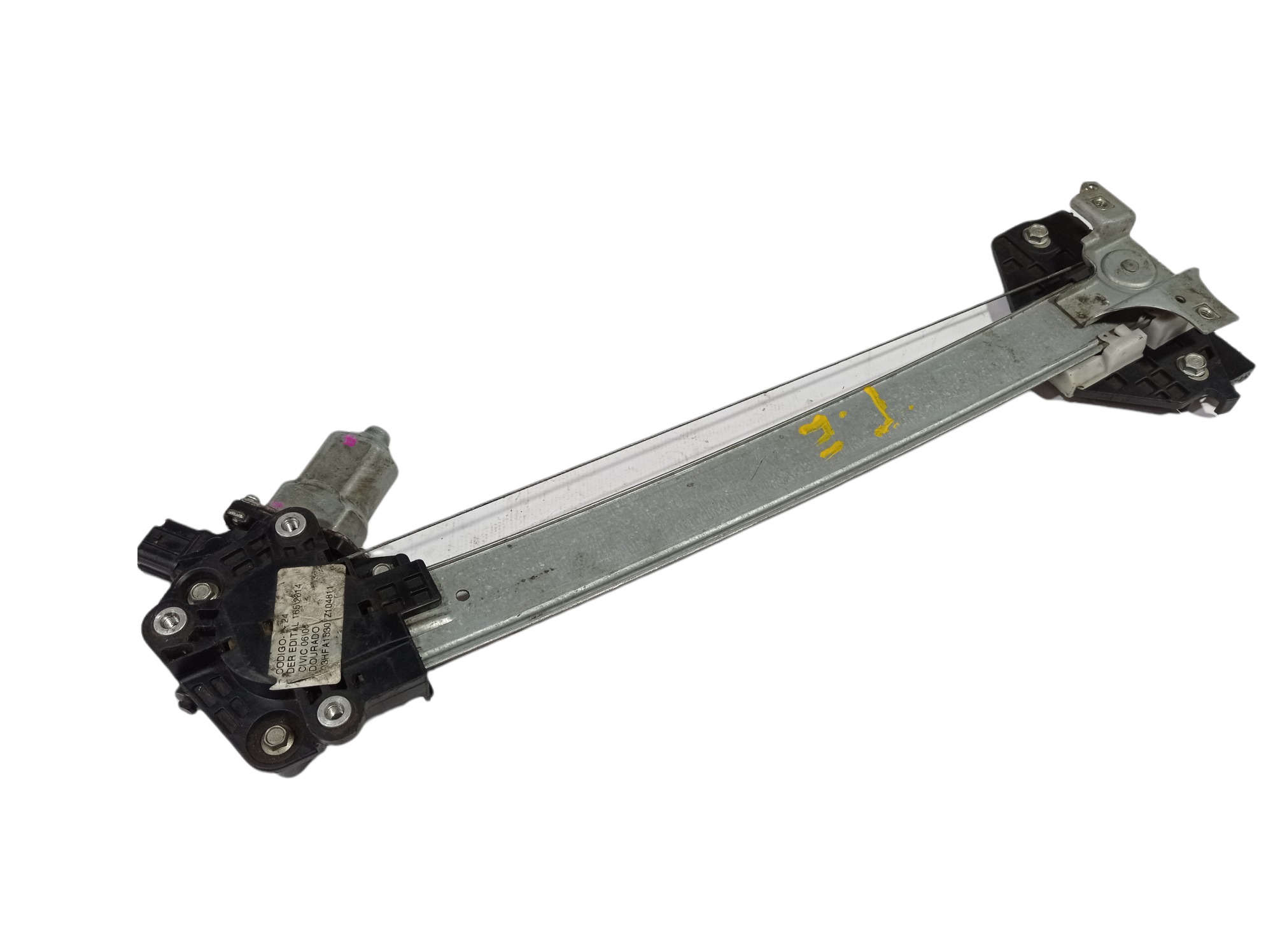 Máquina De Vidro Traseira Esquerda Honda Civic 2007 V148 2