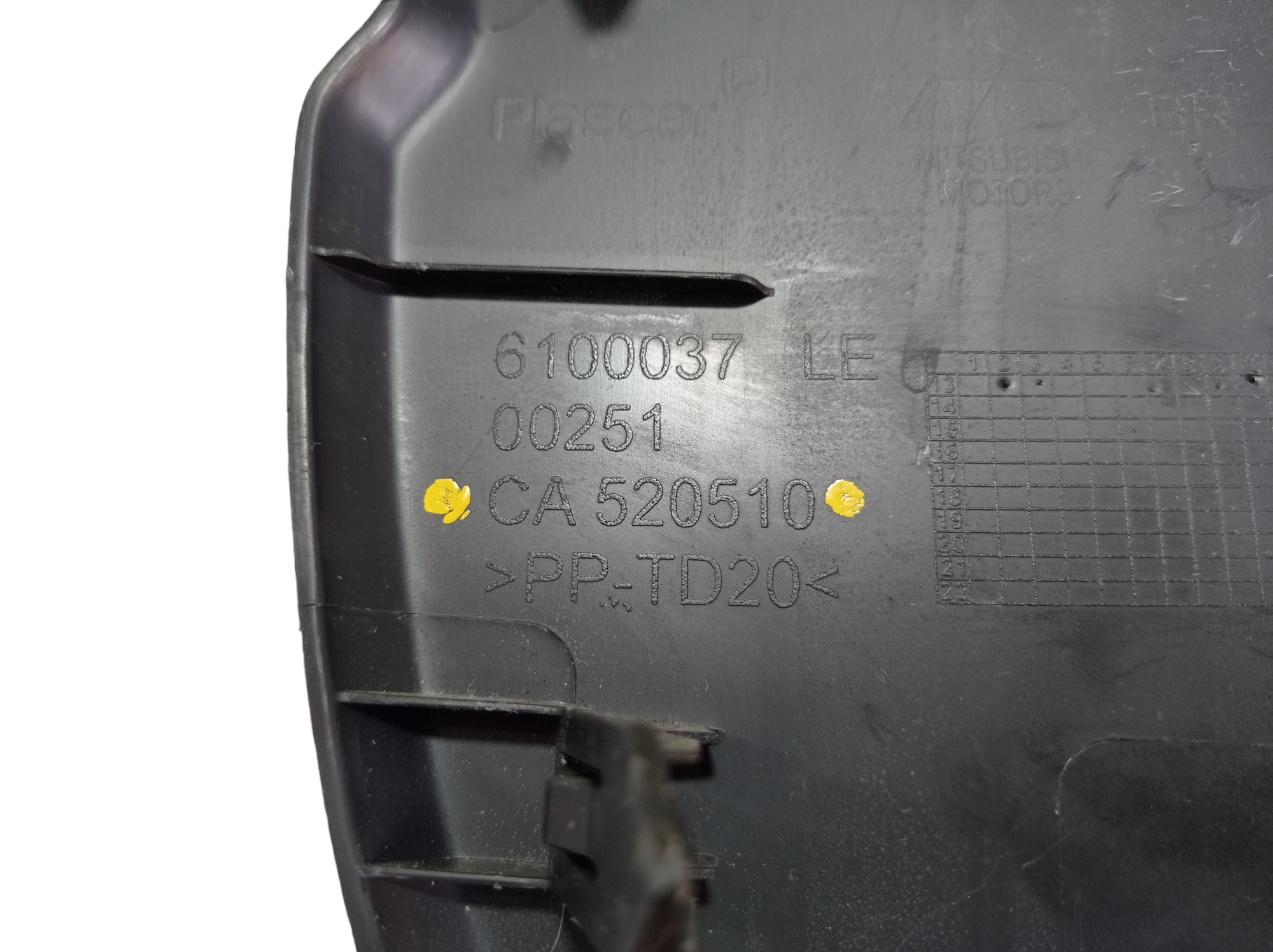 Acabamento Esquerdo Painel Mitsubishi Asx Cvt 2014 V574 7