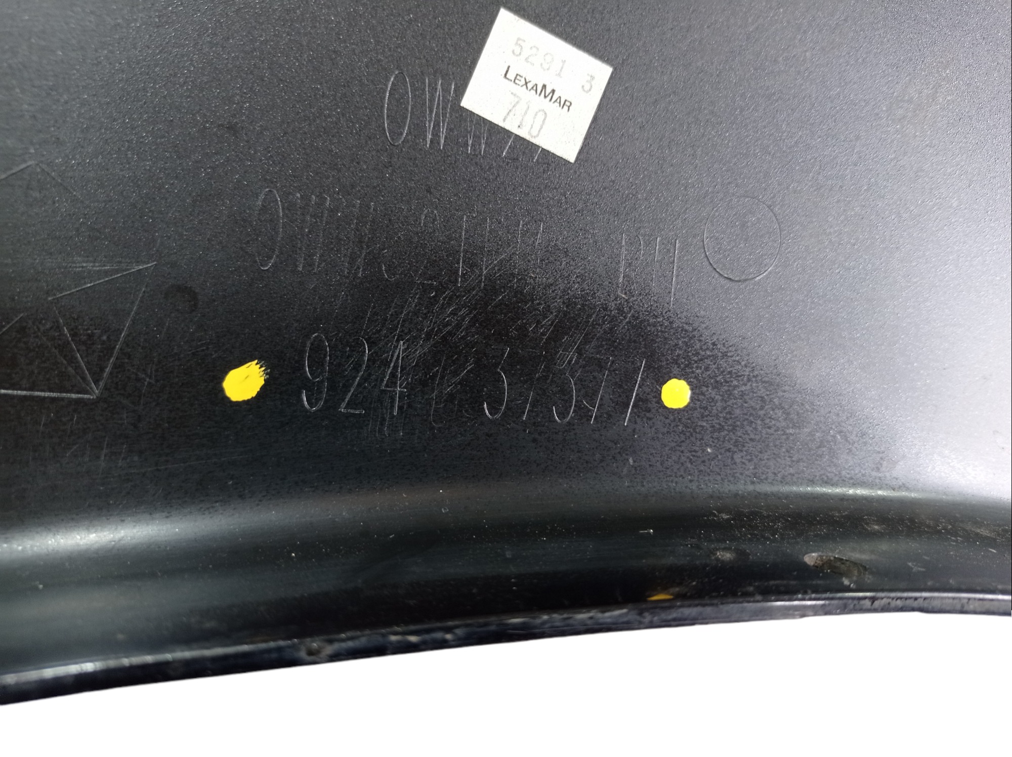 Friso Traseiro Esquerdo Chrysler Grand Caravan 2006 V487  Preto 8