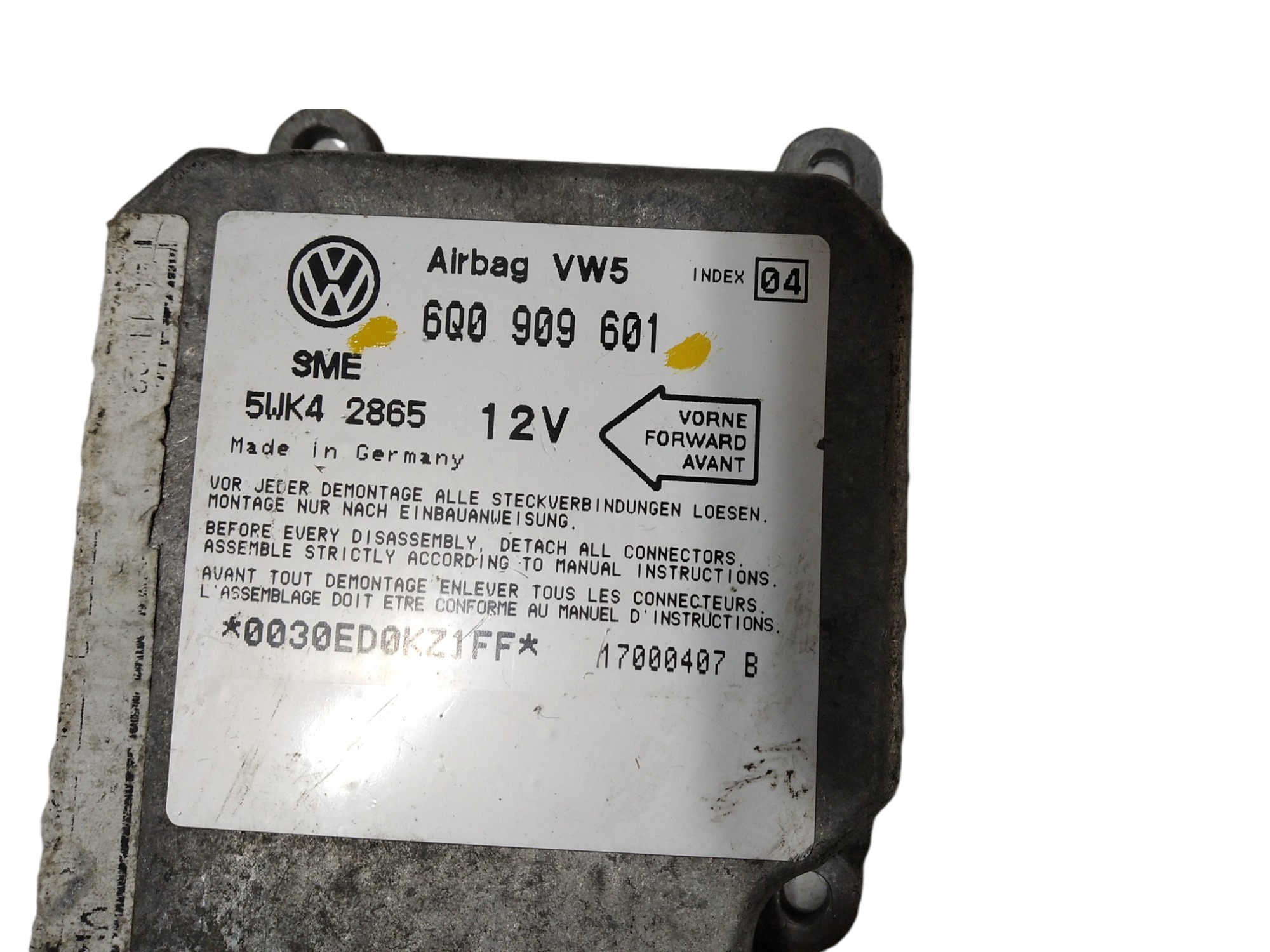 Módulo Vw Polo Golf 6q0909601 2002 3