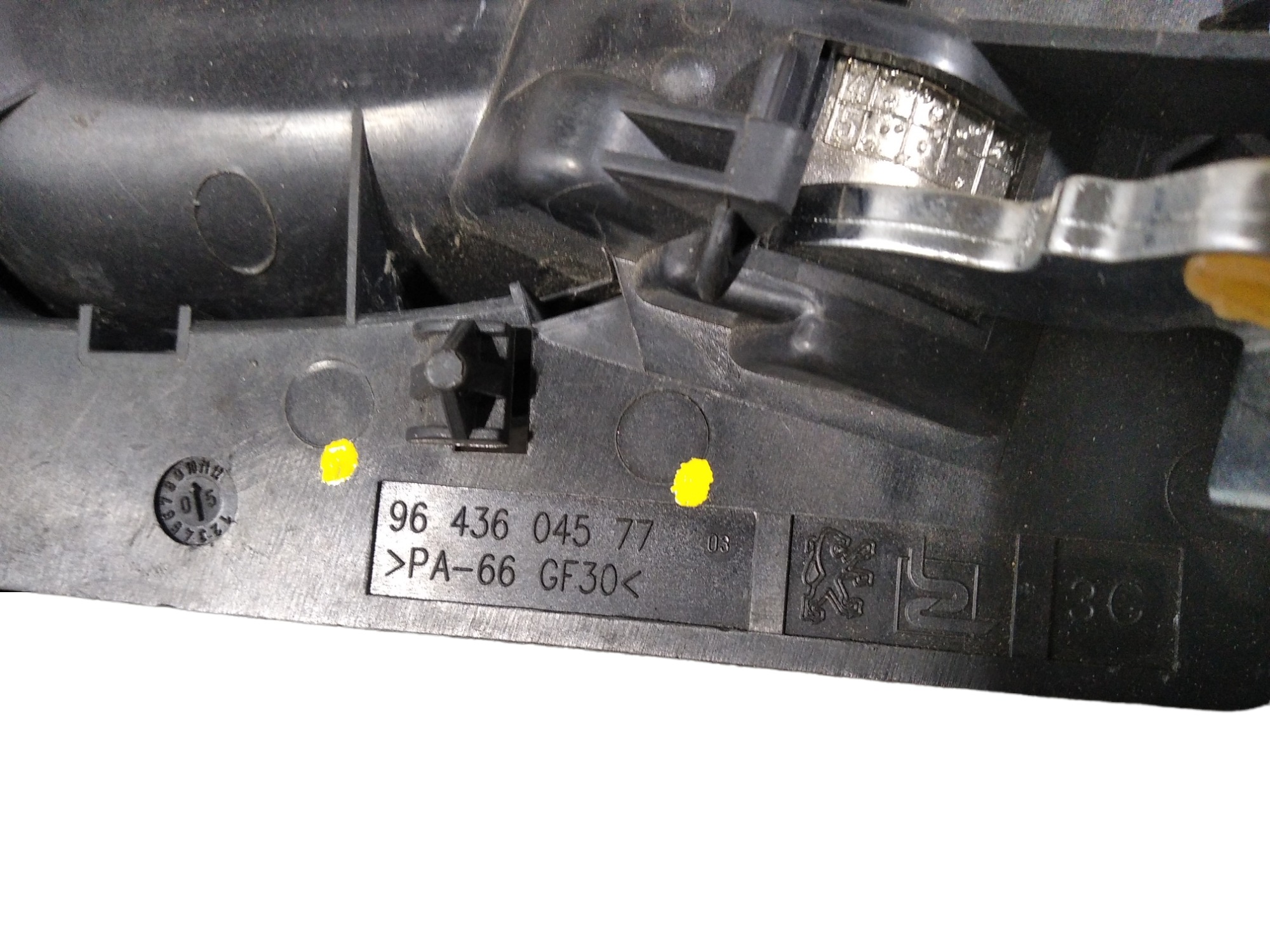 Maçaneta Interna Traseira Esquerda Peugeot 307 9643604577 6