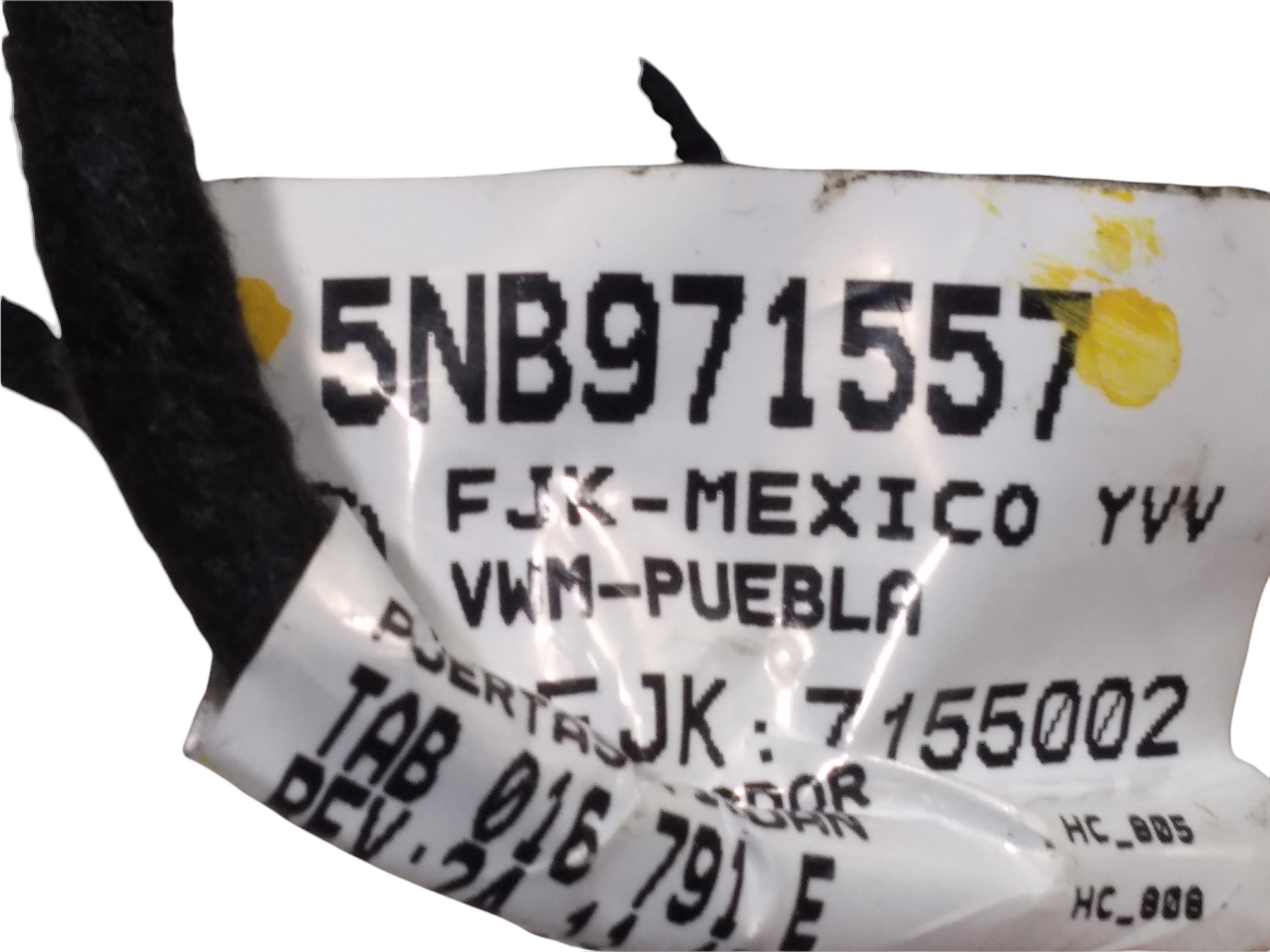 Chicote Porta Dianteira Esquerda Vw Tiguan 2018 A 2020 V419 4