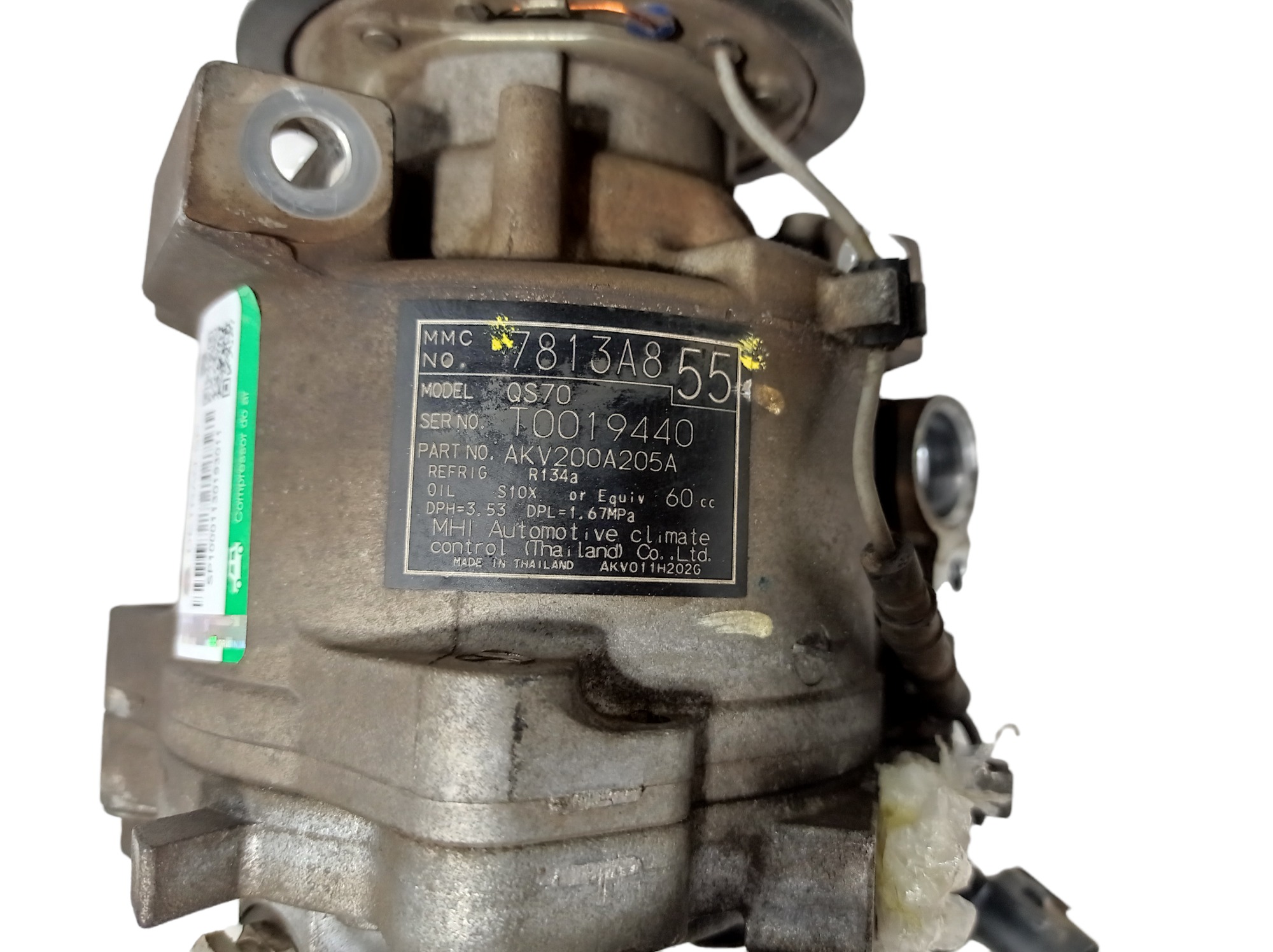 Compressor Ar Condicionado Mitsubishi Lancer Asx 2011 A 2018 9