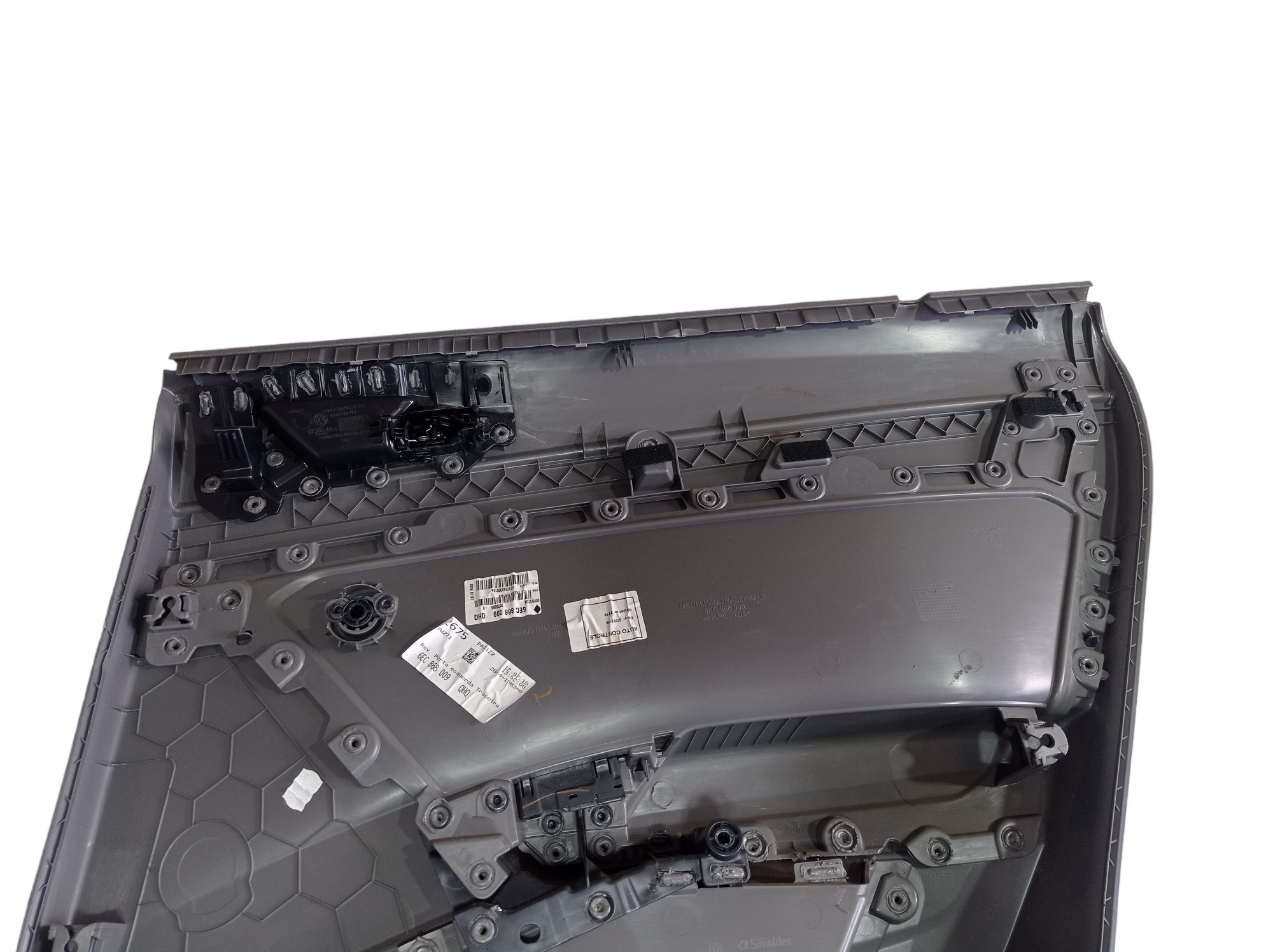 Forro Porta Traseira Esquerda Vw Virtus 2017 A 2021 V559 Cinza 4