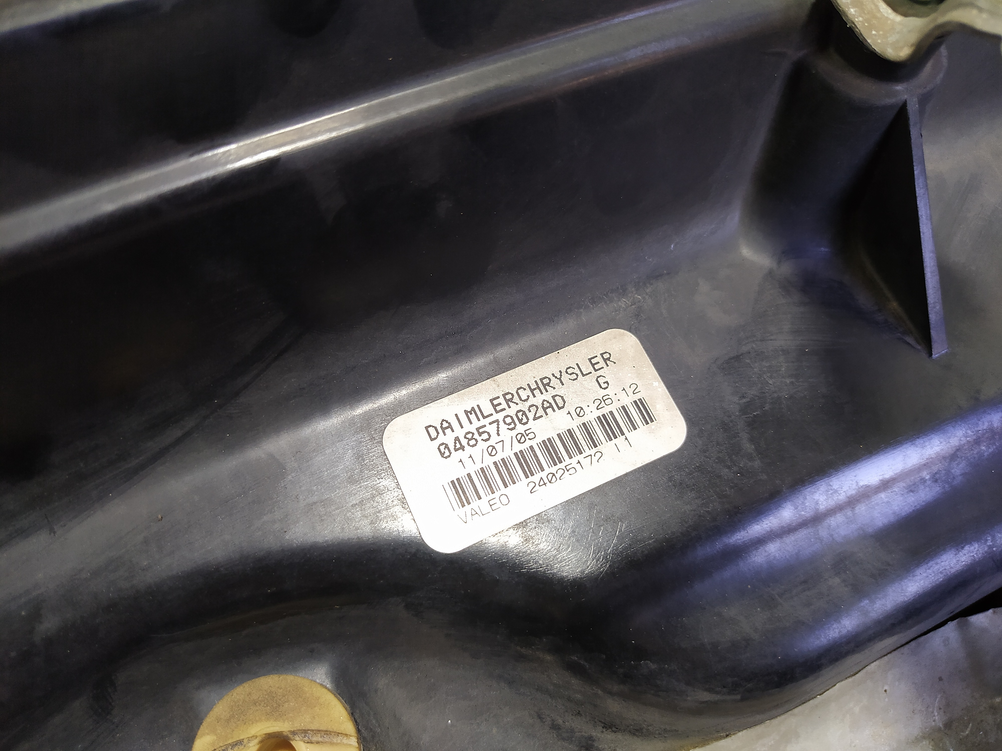 Suporte Grade Churrasqueira Chrysler Grand Caravan 2006 V487 8