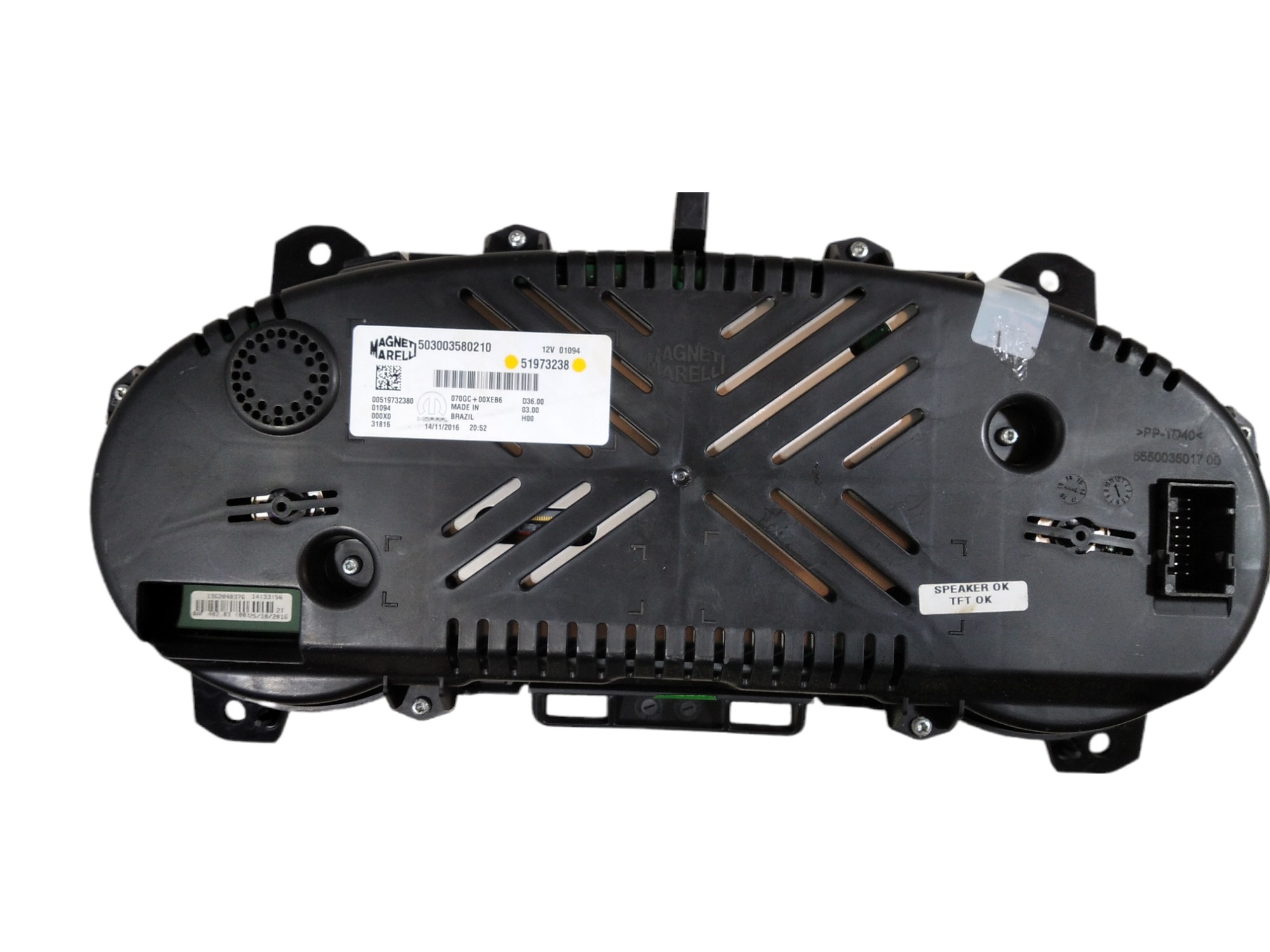 Painel Instrumento Fiat Toro  2.0 Diesel 2017 503003580210 5