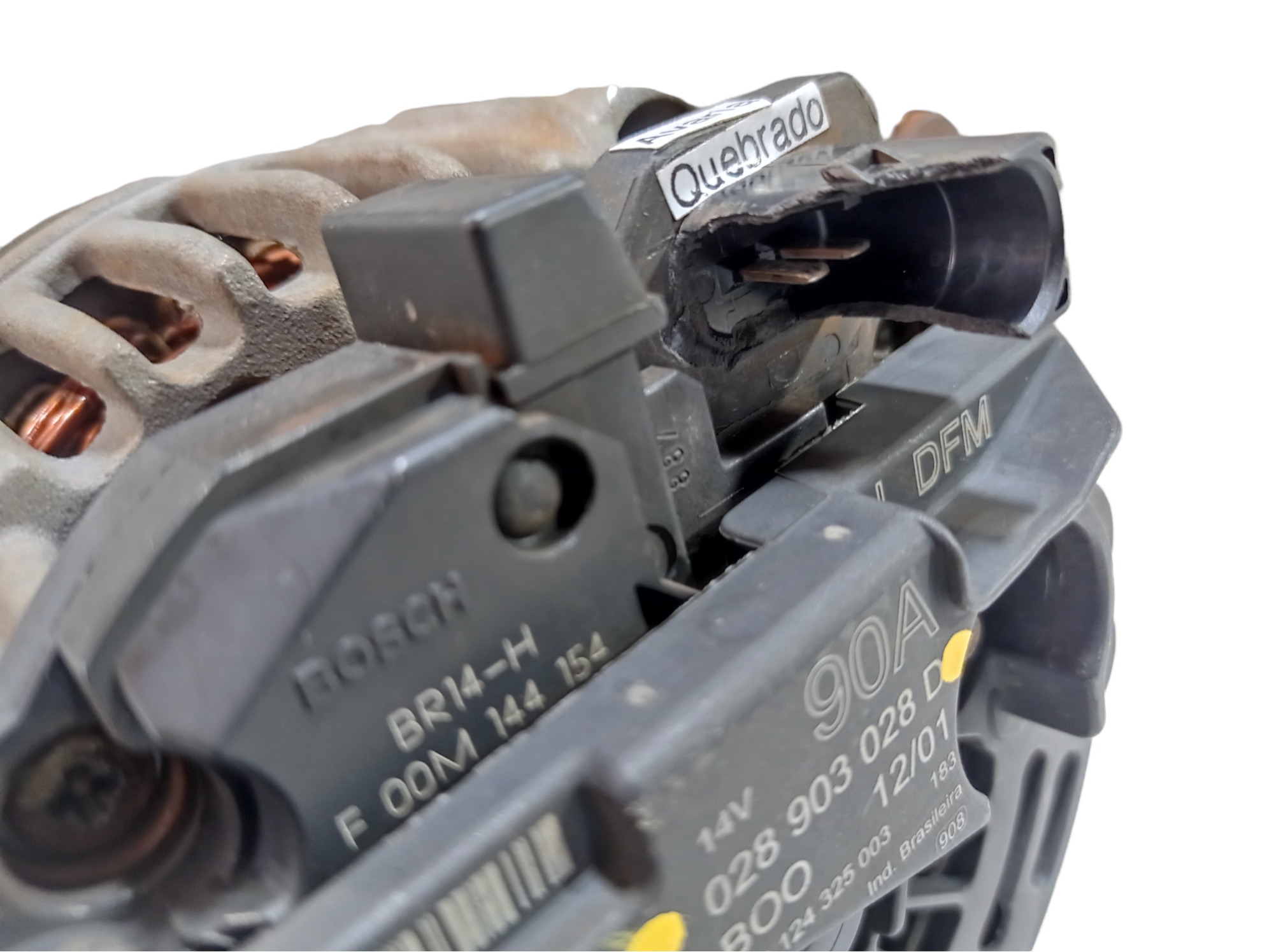 Alternador Vw Golf 2001 2.0 V454 028903028d 7