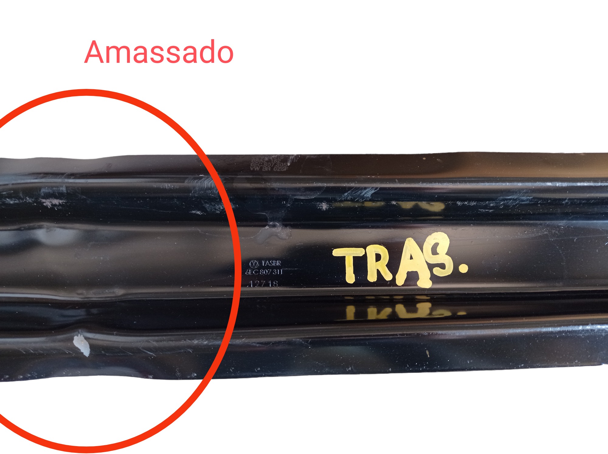 Alma Parachoque Traseiro Vw Virtus 1.6 2017 A 2021 V559 5