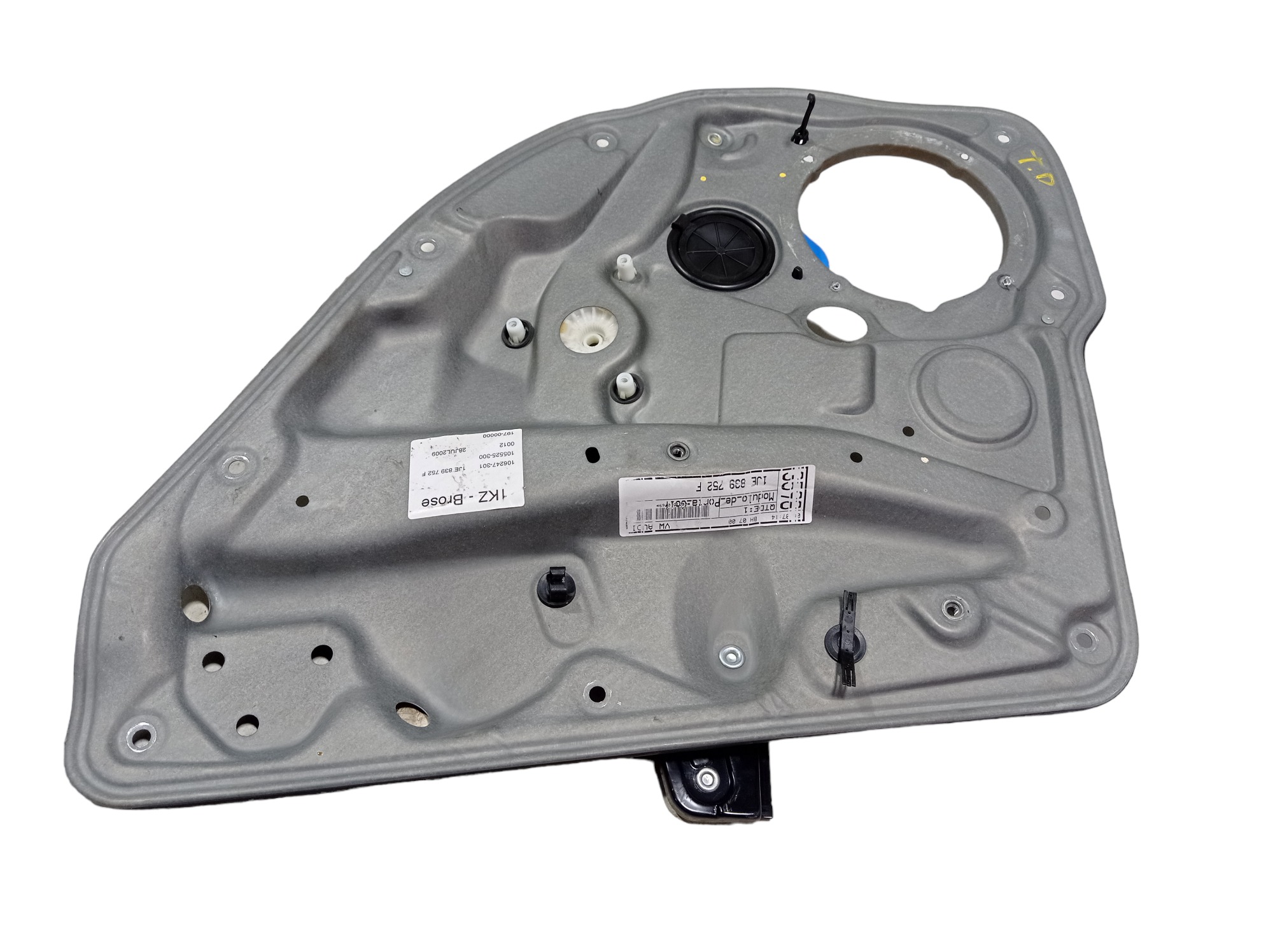 Máquina Vidro Porta Traseira Direita Vw Golf 2009 V566 5