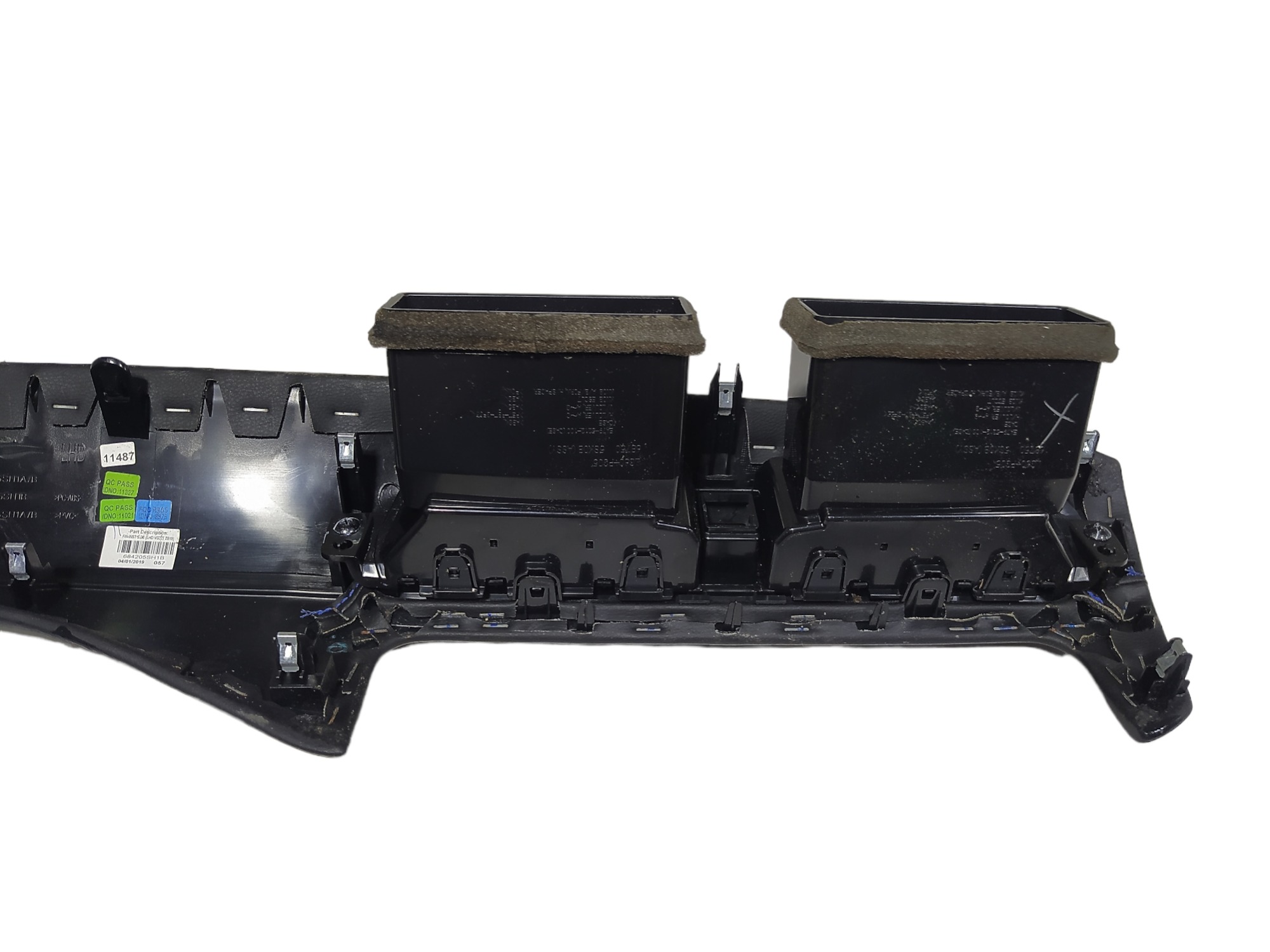 Acabamento Difusor Ar Painel Central Nissan Leaf 2019 V488 6