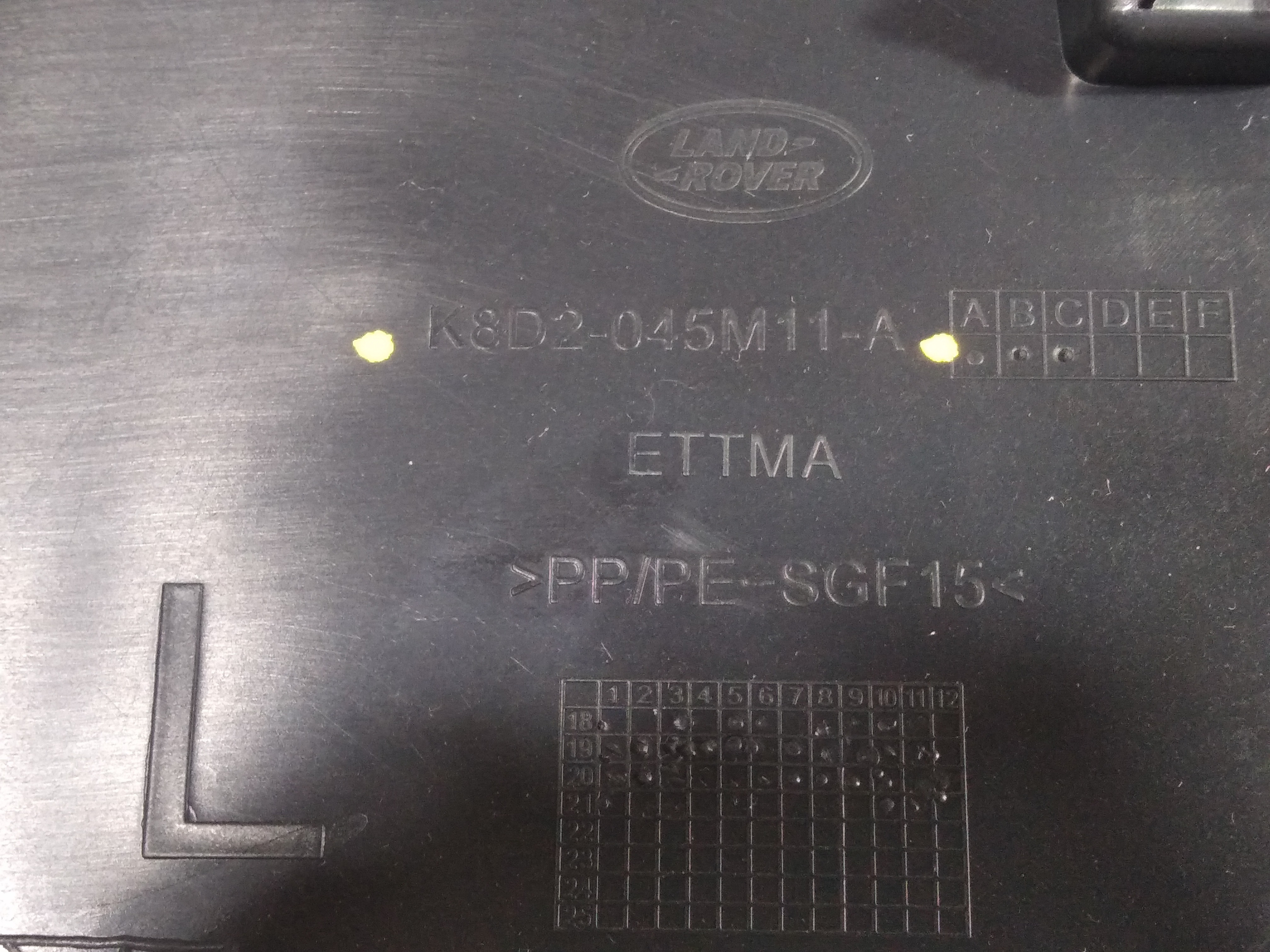 Acabamento Console  Evoque 2.0 2022 V572 K8d2045m11a 8