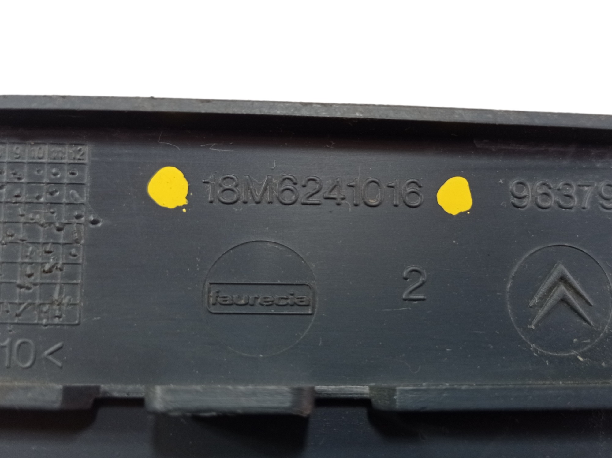 Moldura Computador De Bordo Citroen C3 18m6241016 Vl 3