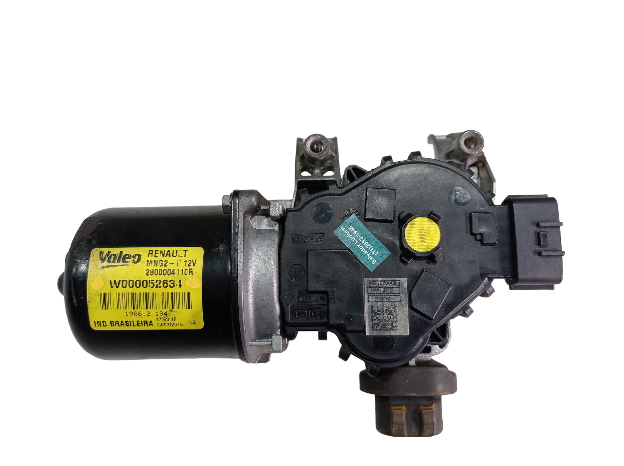 Motor Limpador Parabrisa Renault Sandero Stepway 2016 V346 2