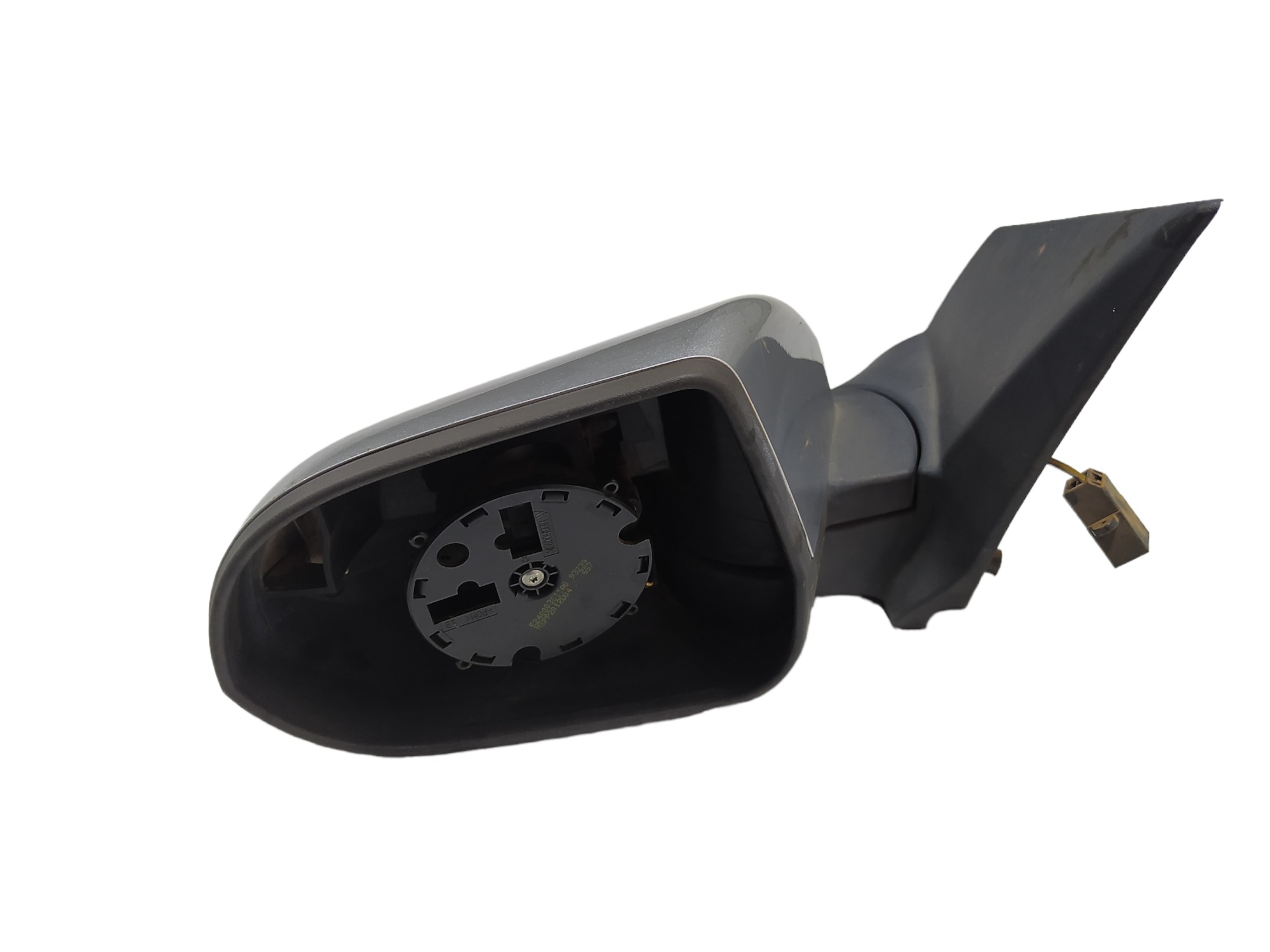 Carcaça Retrovisor Esquerdo Gm Prisma 2018 E11026674 V486 Prata E Preto 1