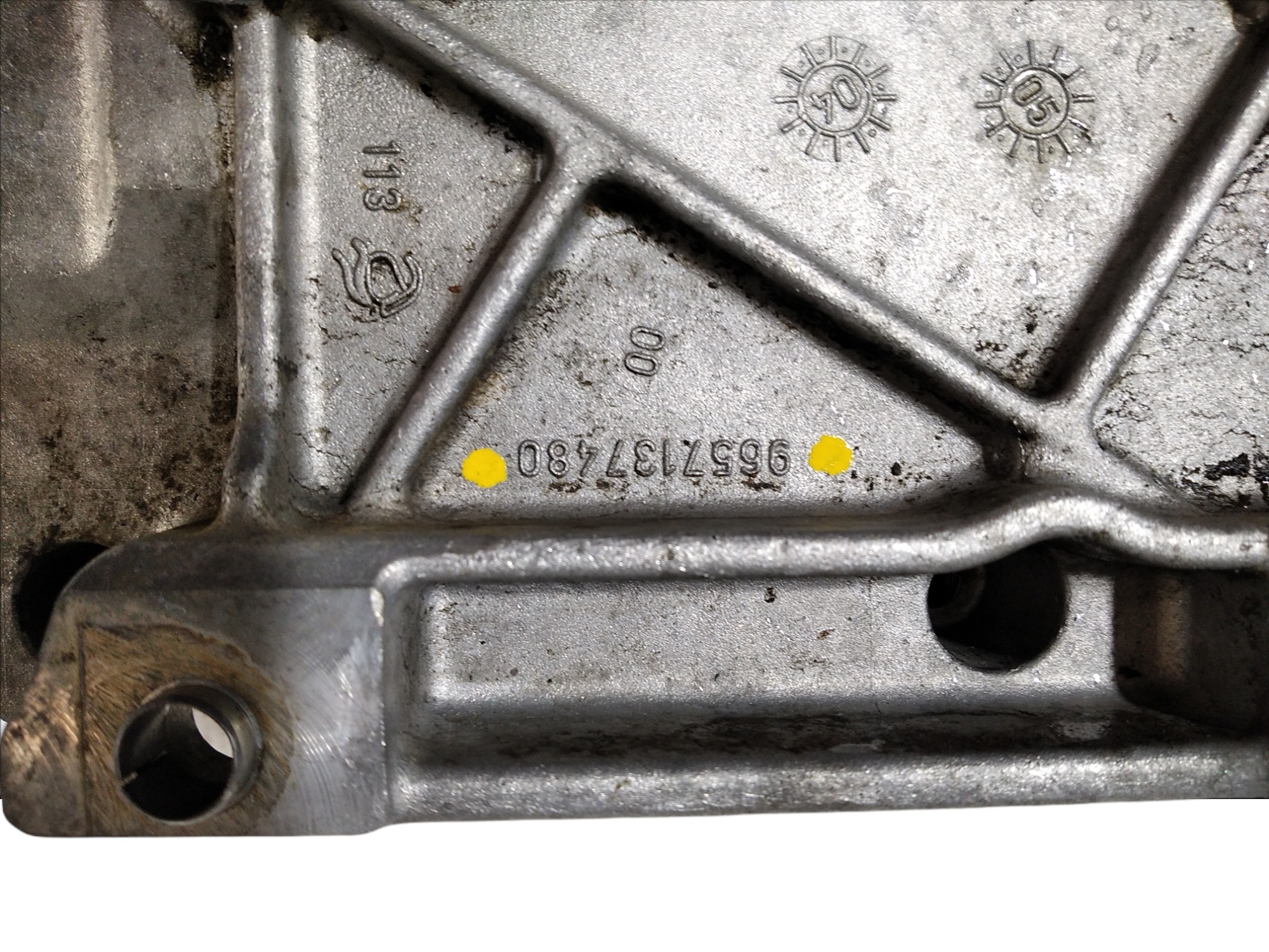 Suporte Compressor Ar Peugeot 1.6 16v Gasolina 2006 V33 4