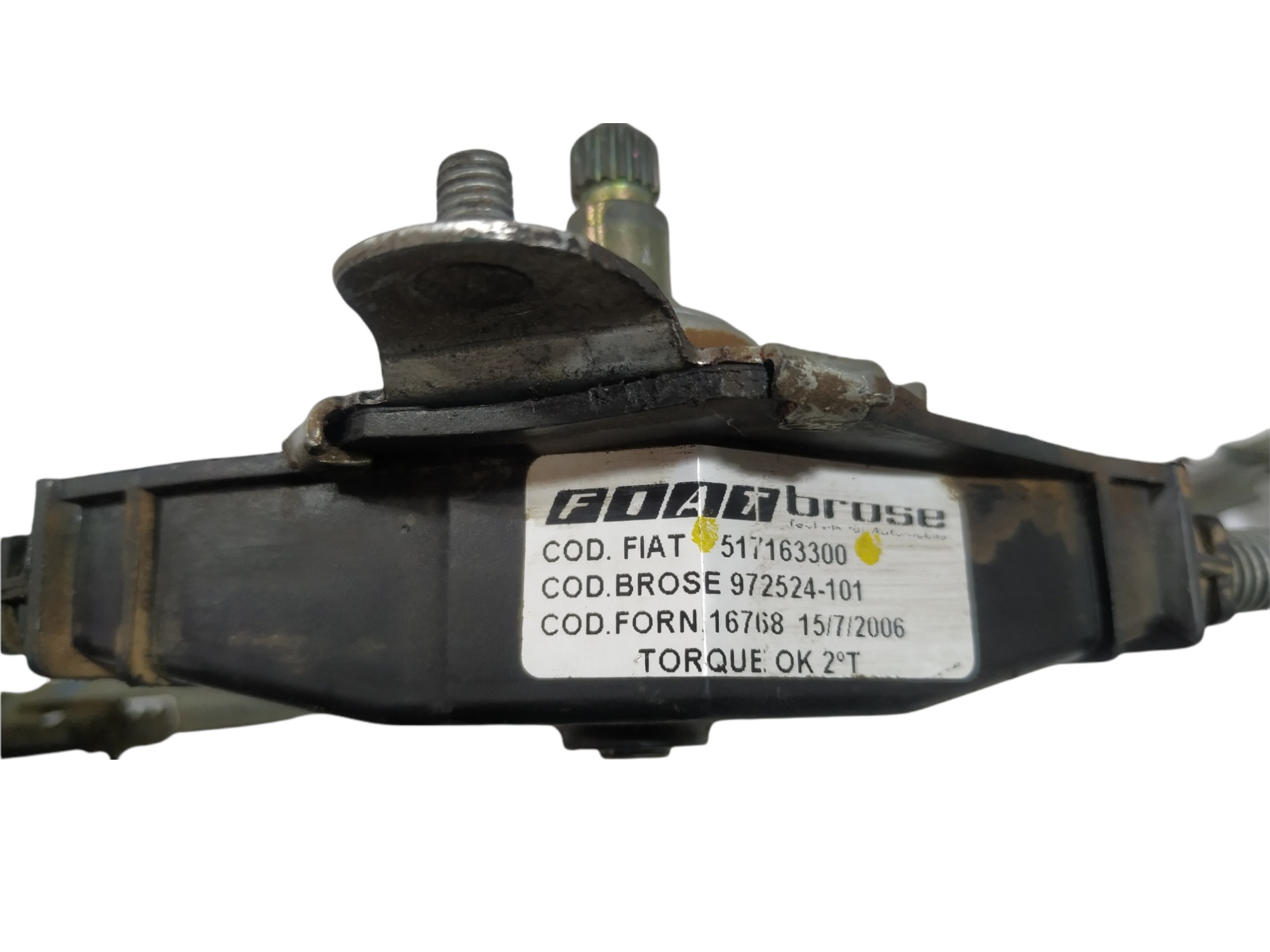 Máquina De Vidro Traseira Esquerda Fiat Siena Fire 2006 V222 6