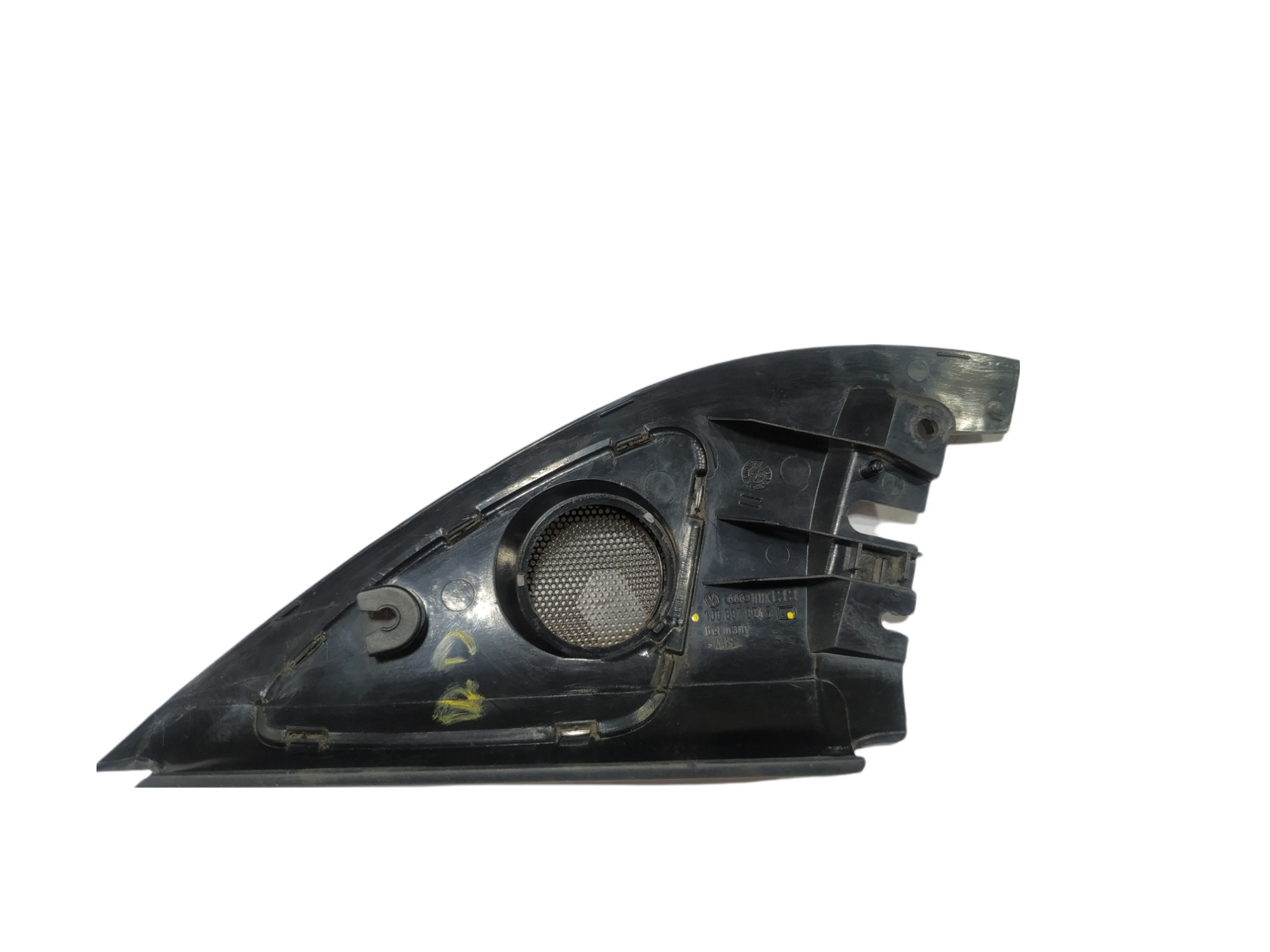 Acabamento Interno Retrovisor Direito Vw Golf 2002 V373 Preto 7
