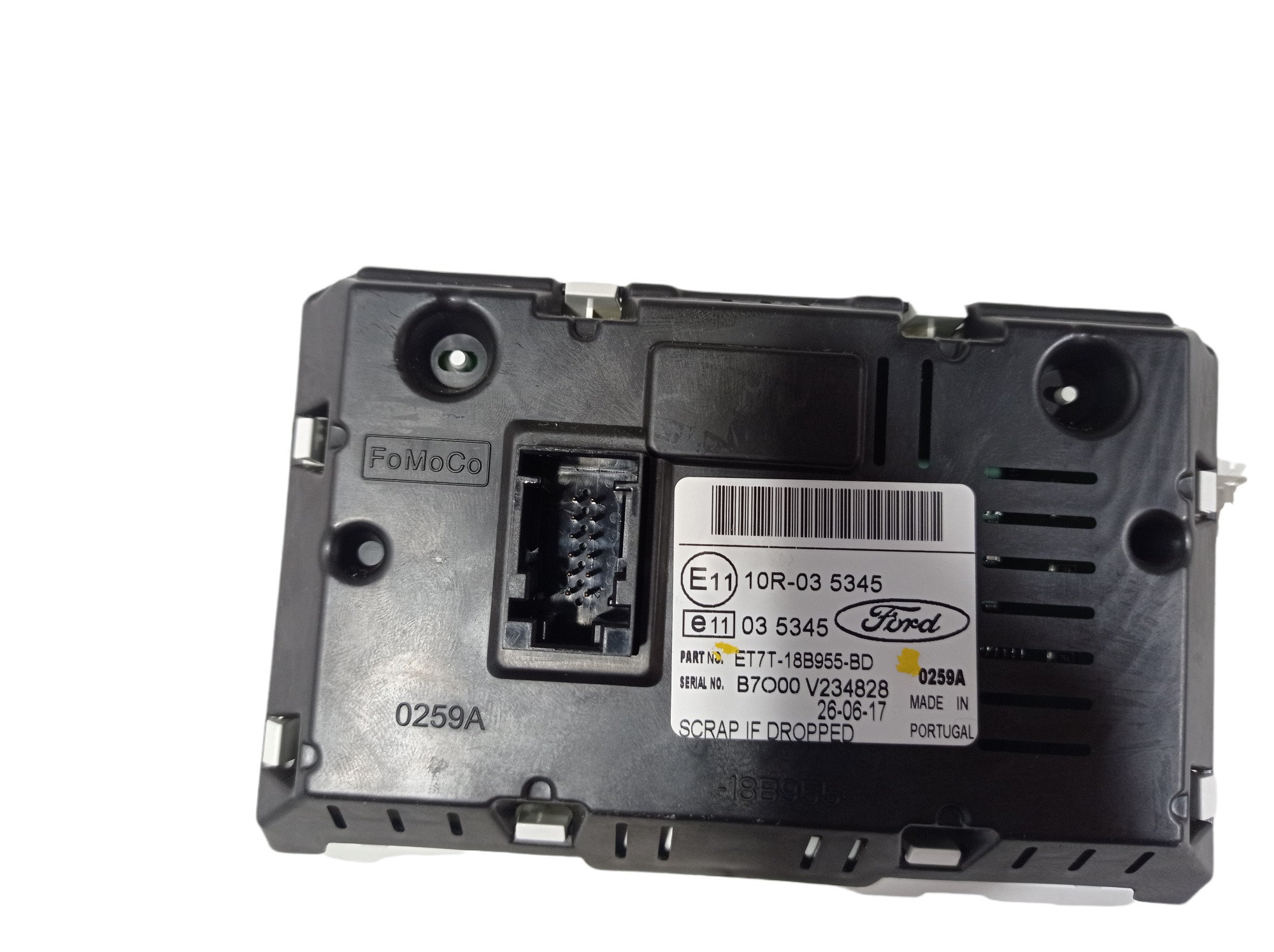 Tela Lcd Rádio Ford New Fiesta 1.6 2017 V330 Et7t18b955bd 4