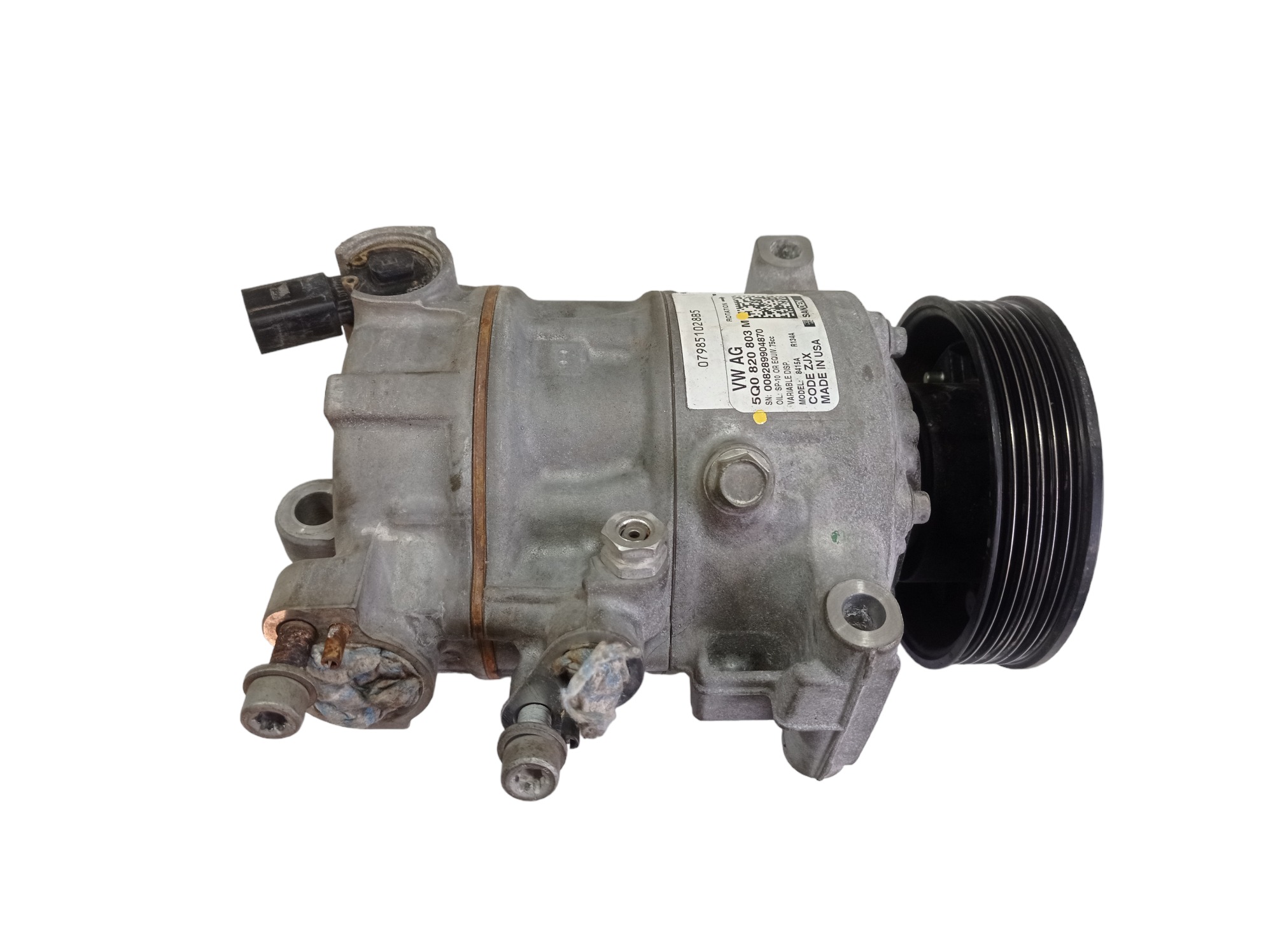 Compressor Ar Vw Golf Gti 2019 5q0820803m V563 2