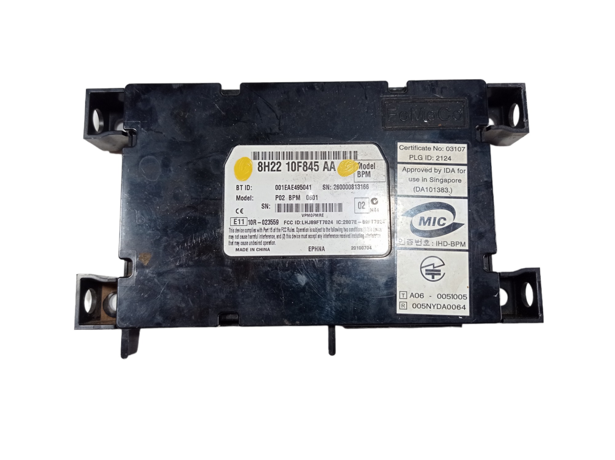 Módulo Bluetooth Range Rover Vogue 2009 A 2011 V546 6
