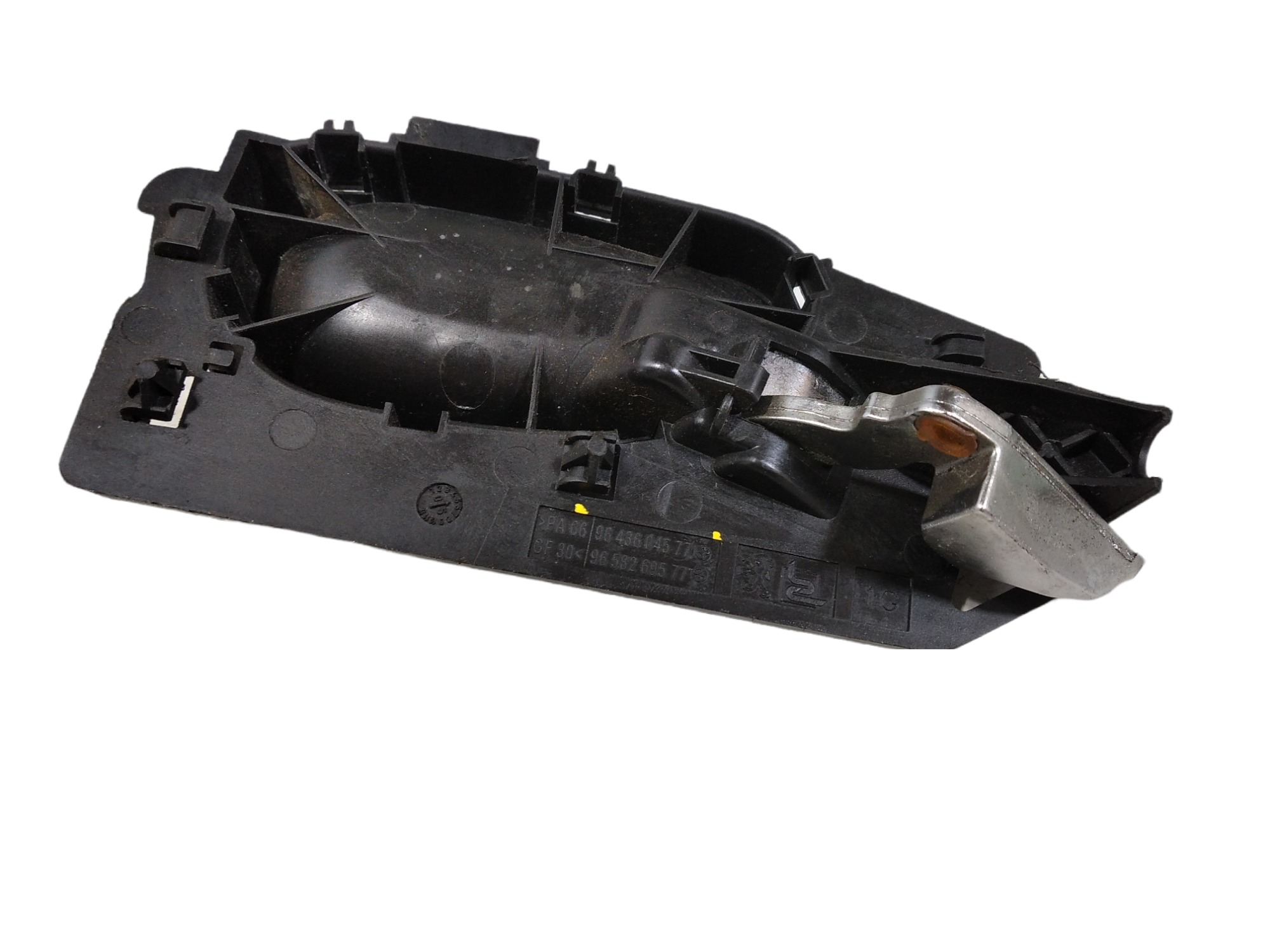 Maçaneta Interna Dianteira Esquerda Peugeot 307 2006 V128 Prata 7