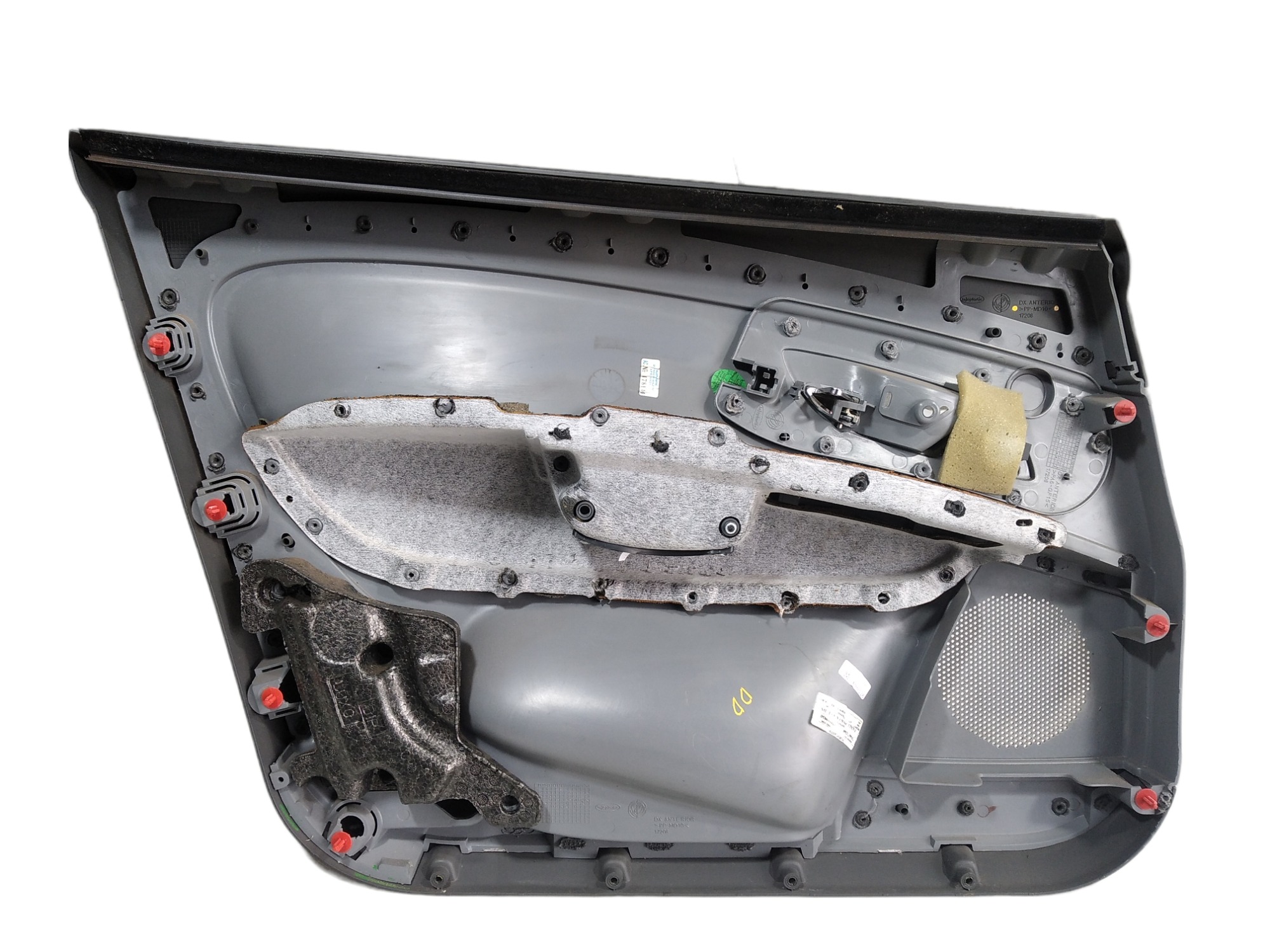 Forro Porta Dianteira Direita Fiat Linea 012 V468 7354673260 Preto 7